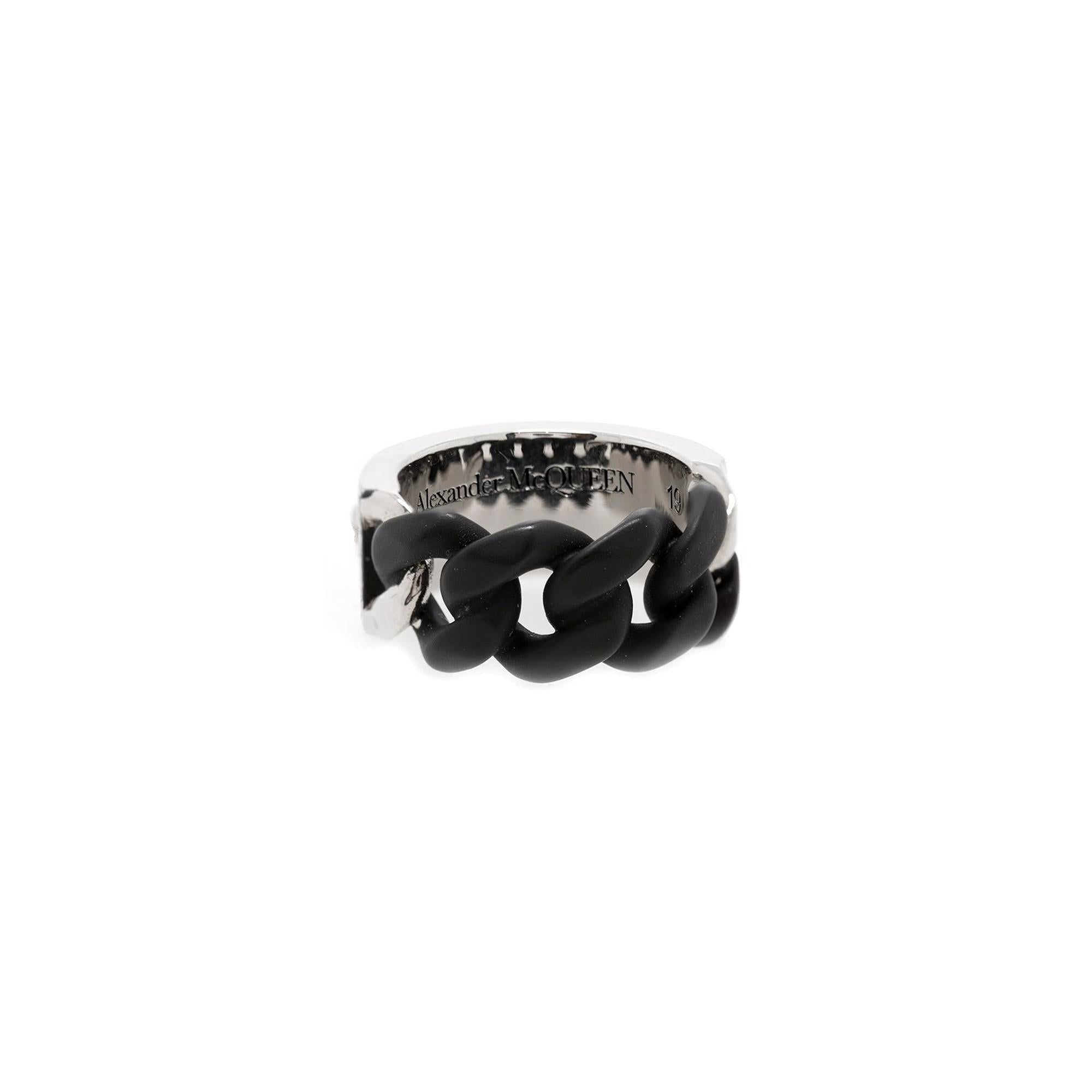 Alexander McQueen Men's Identity Chain Ring