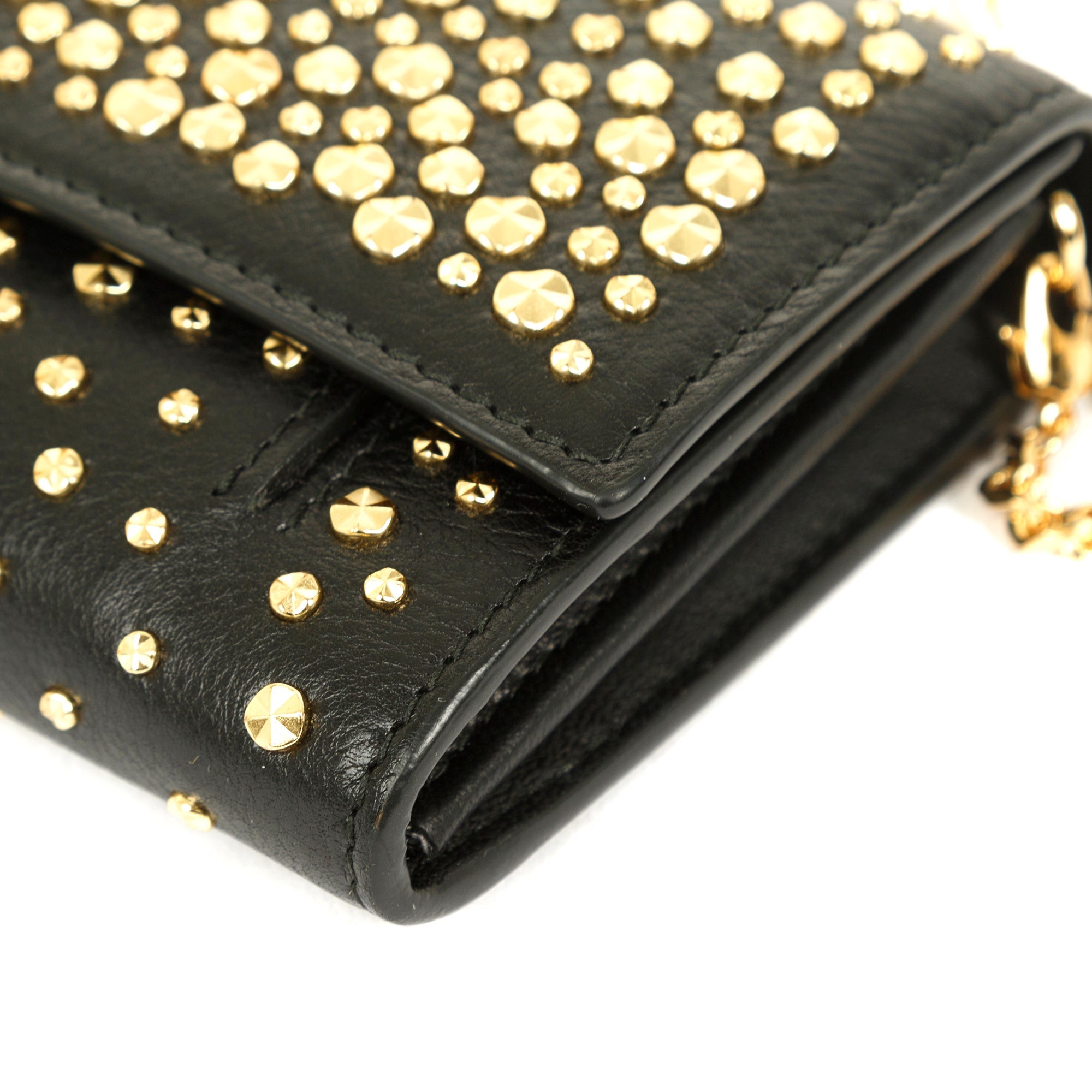 Alexander McQueen Studded Skull Wallet On Chain