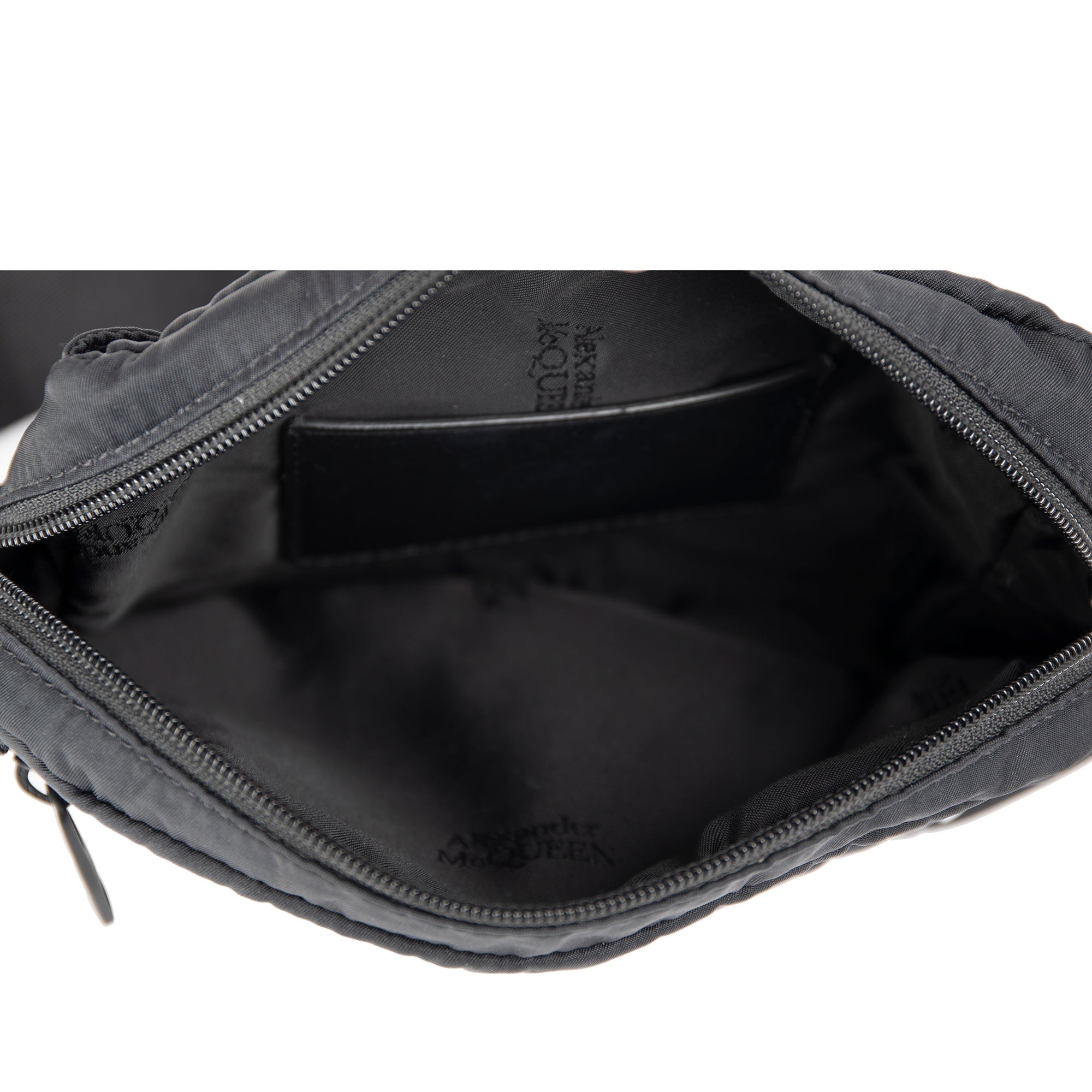 Alexander Mcqueen Graffiti Logo Nylon Belt Bag