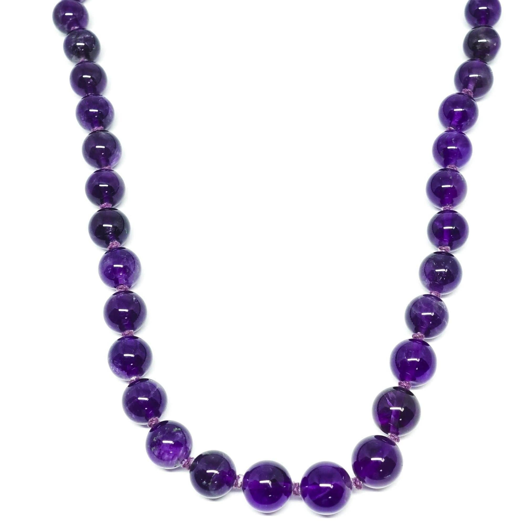 Amethyst Bead Necklace