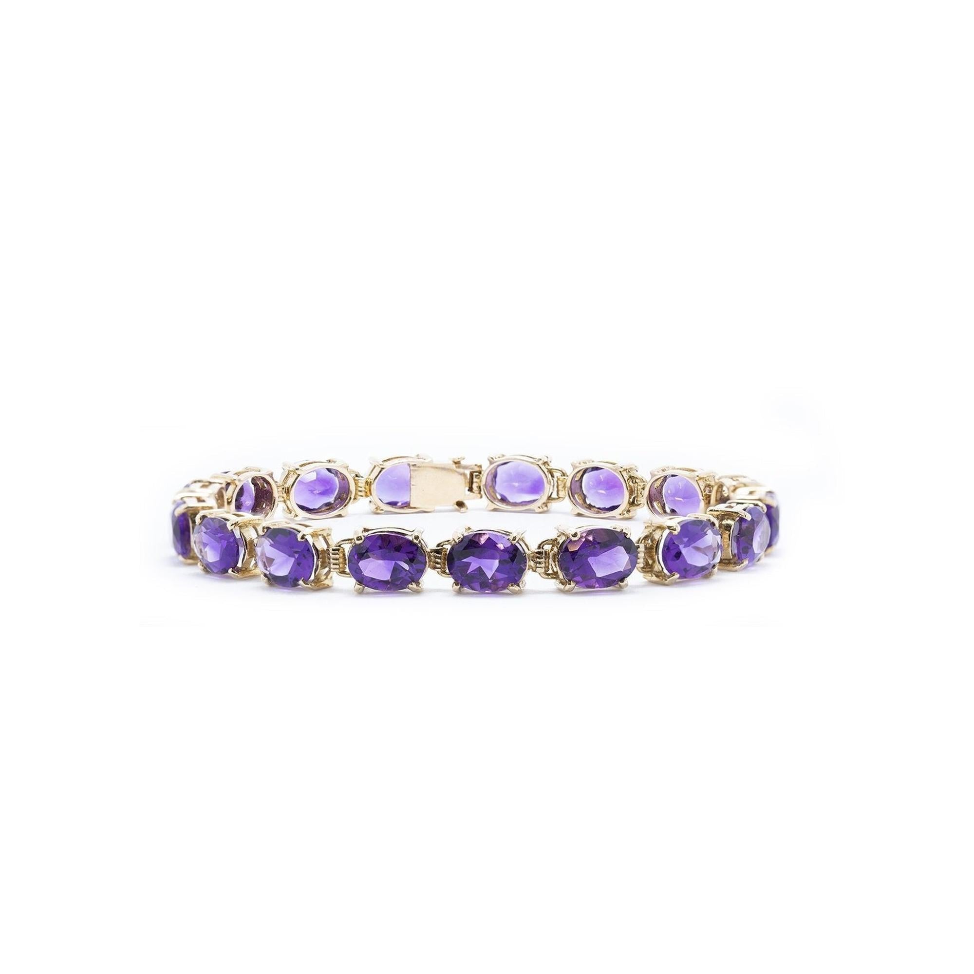 Amethyst Tennis Bracelet