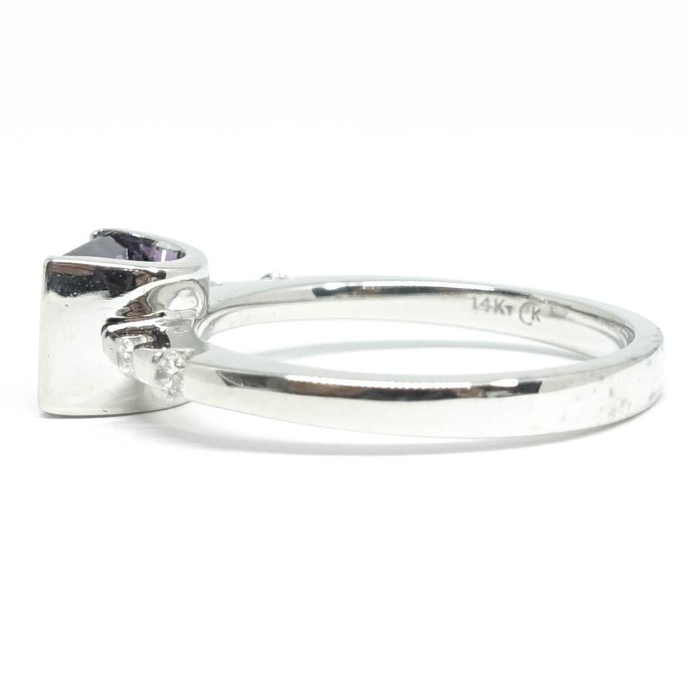 Amethyst and Diamond Cocktail Ring