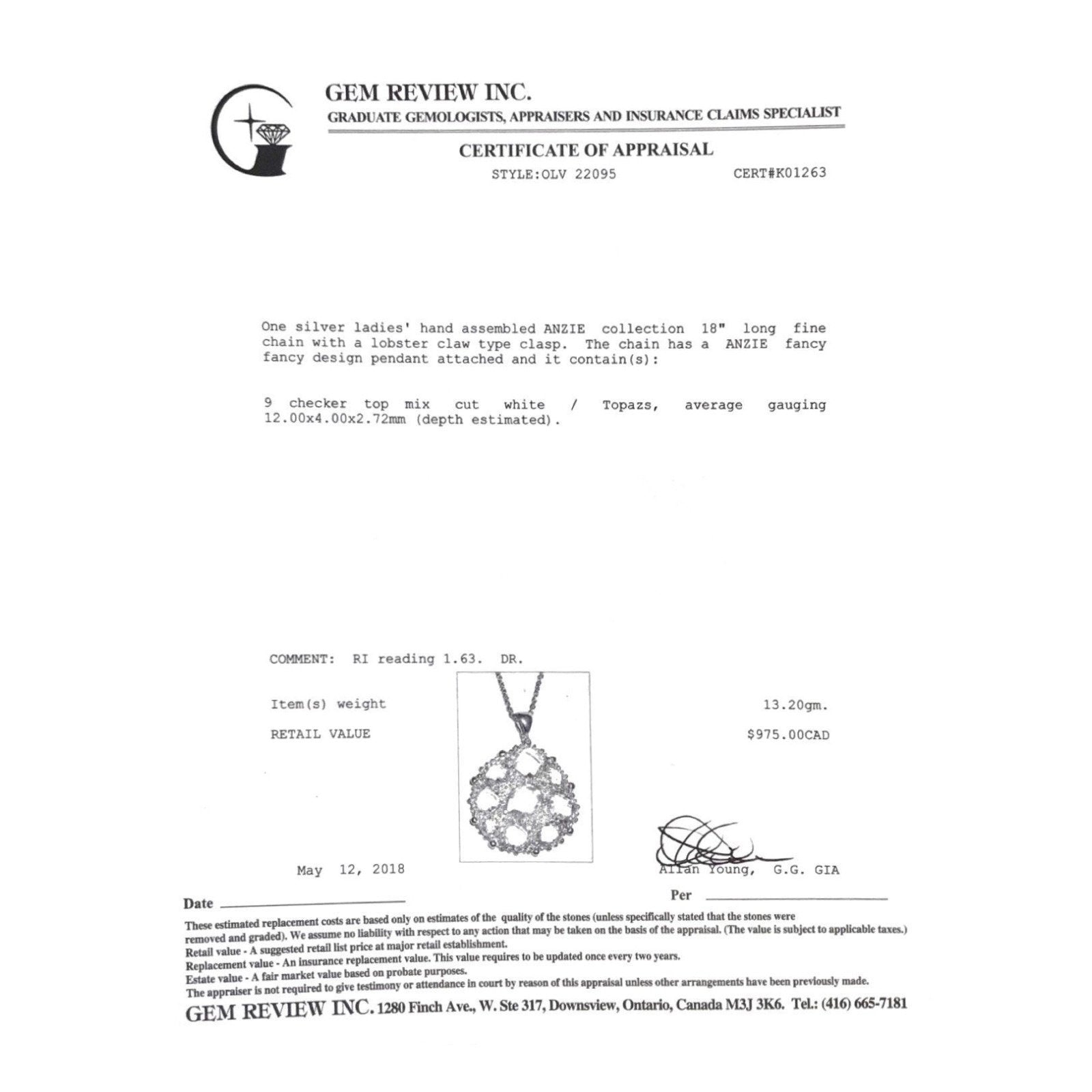 Annie Bouquet Pendant Necklace