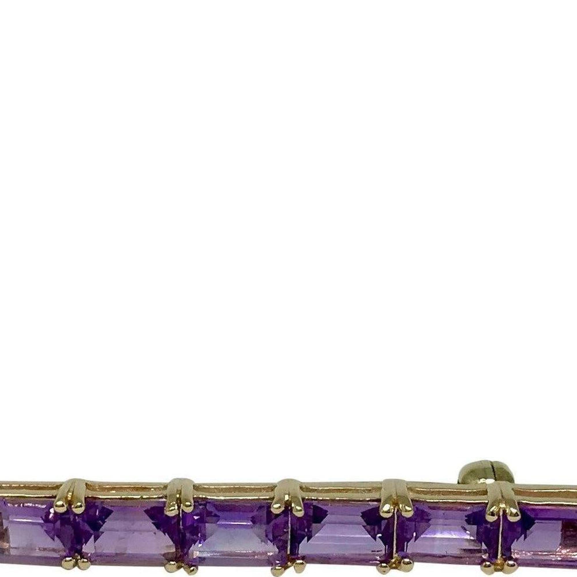 Antique Amethyst Bar Brooch