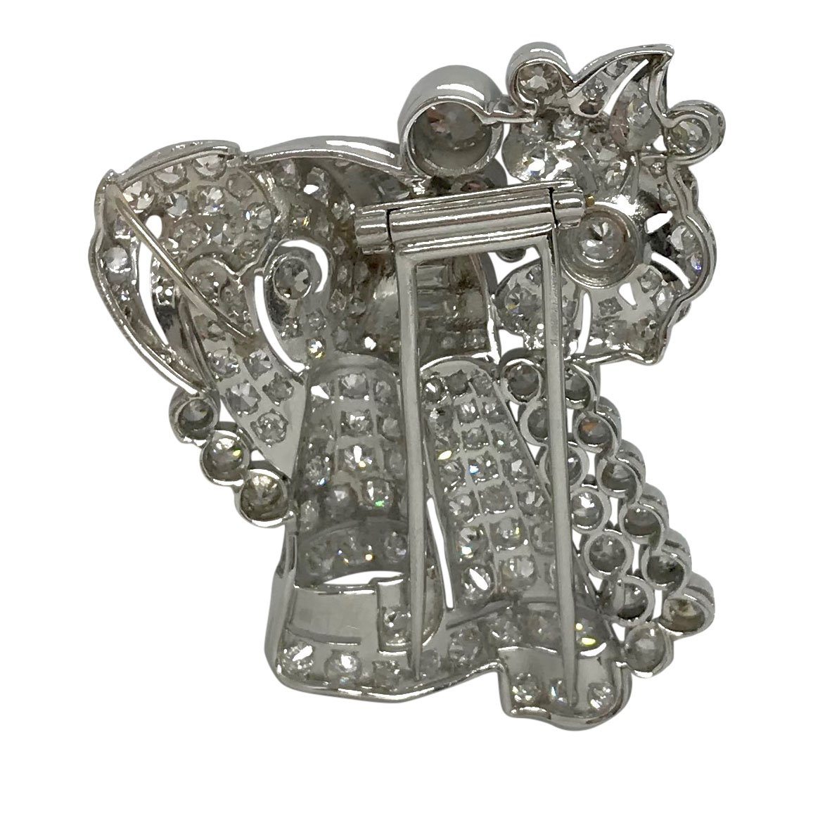 Antique Art Deco Diamond Brooch