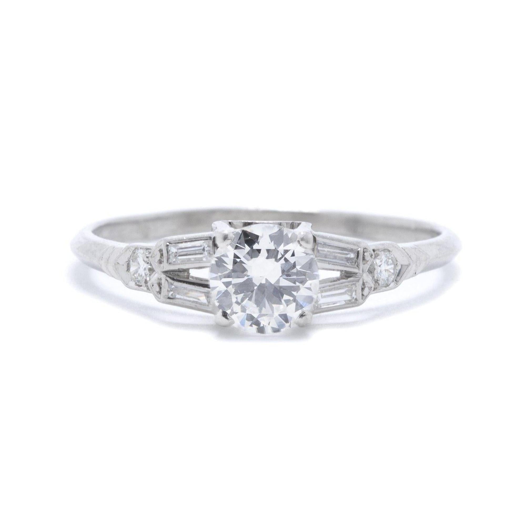 Antique Art Deco Diamond Engagement Ring