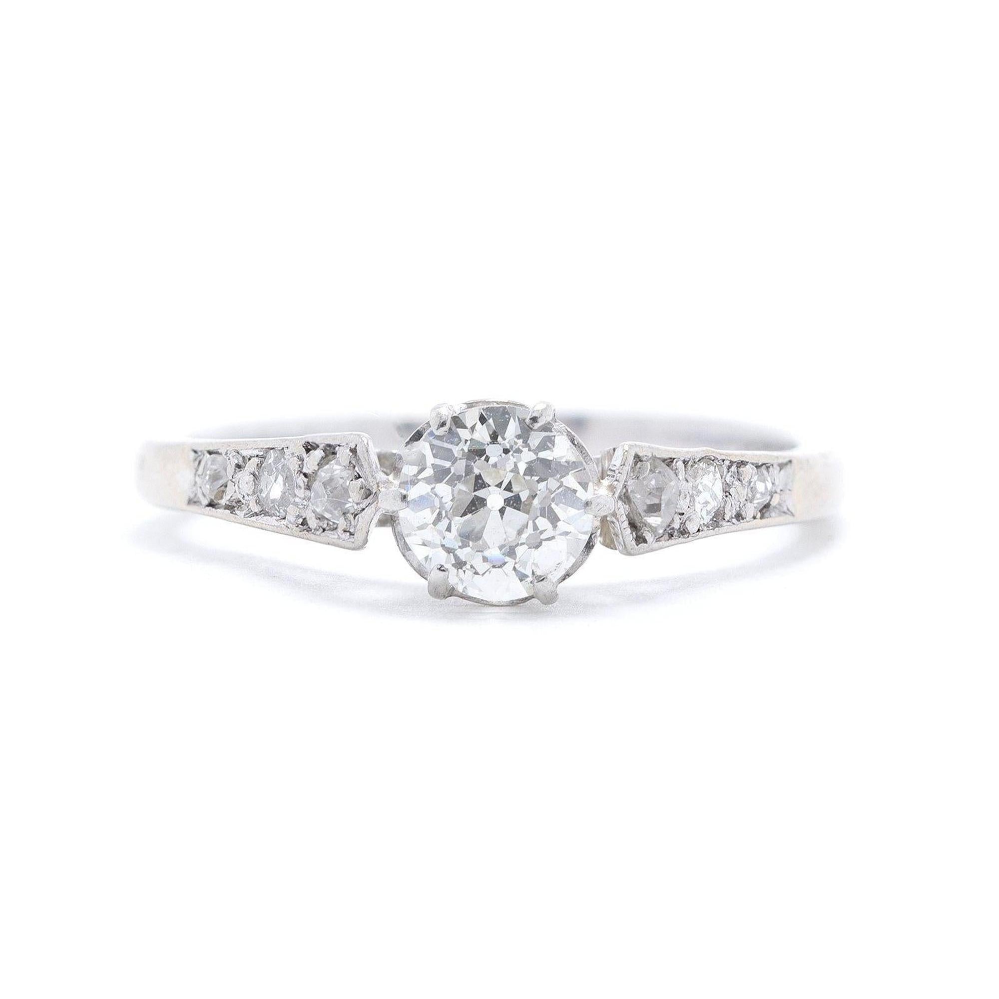 Antique Art Deco Diamond Engagement Ring