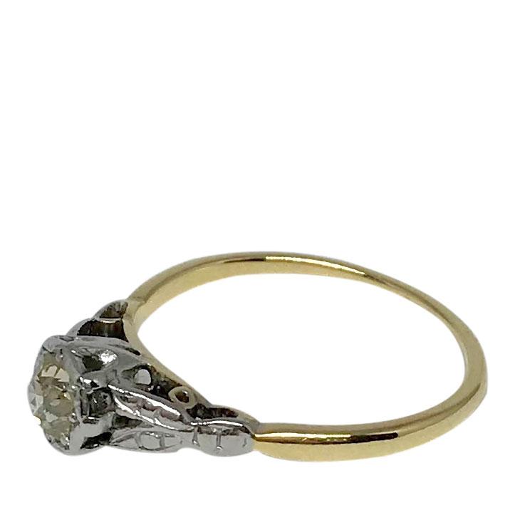 Antique Art Deco Diamond Solitaire Ring