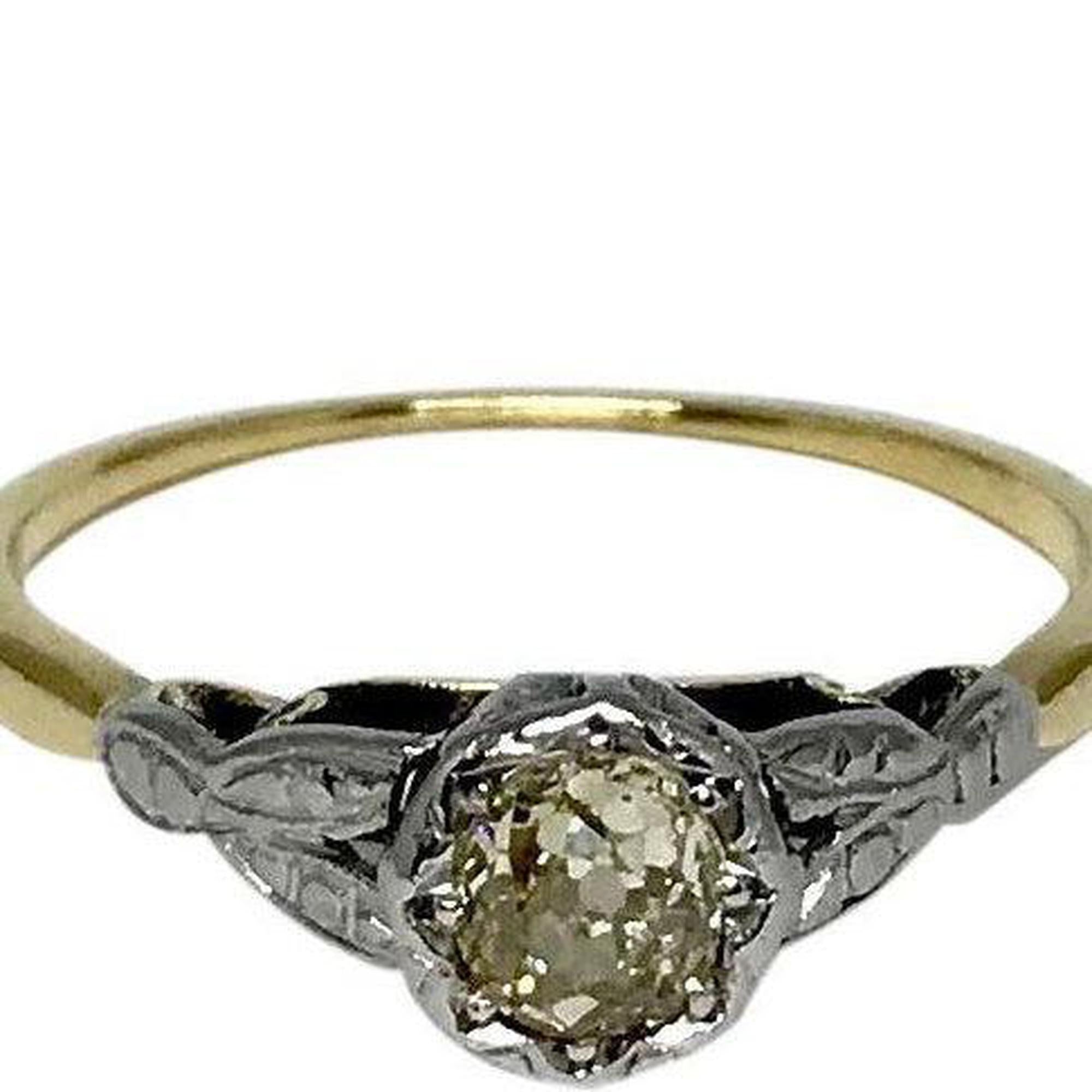 Antique Art Deco Diamond Solitaire Ring