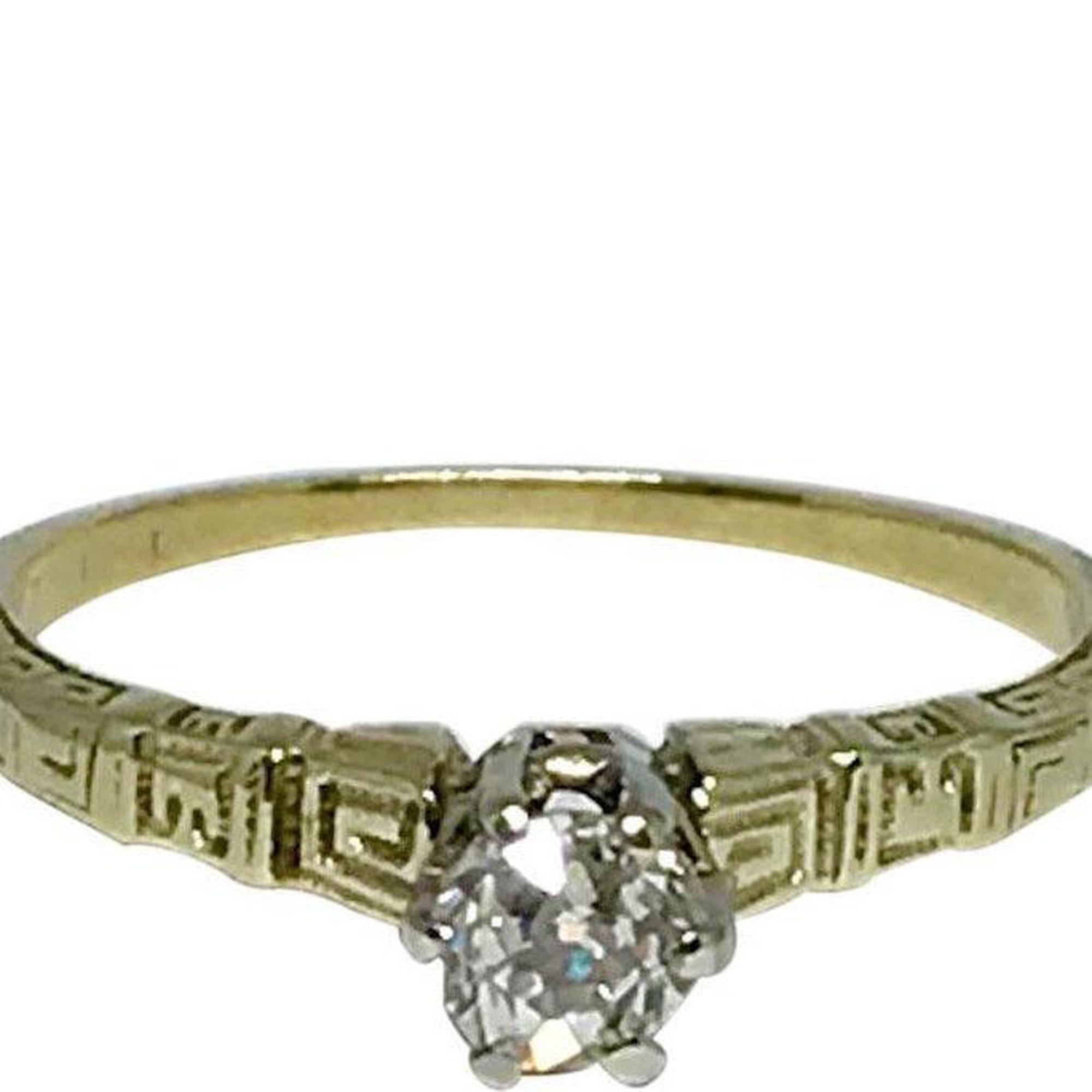Antique Art Deco Diamond Solitaire Ring