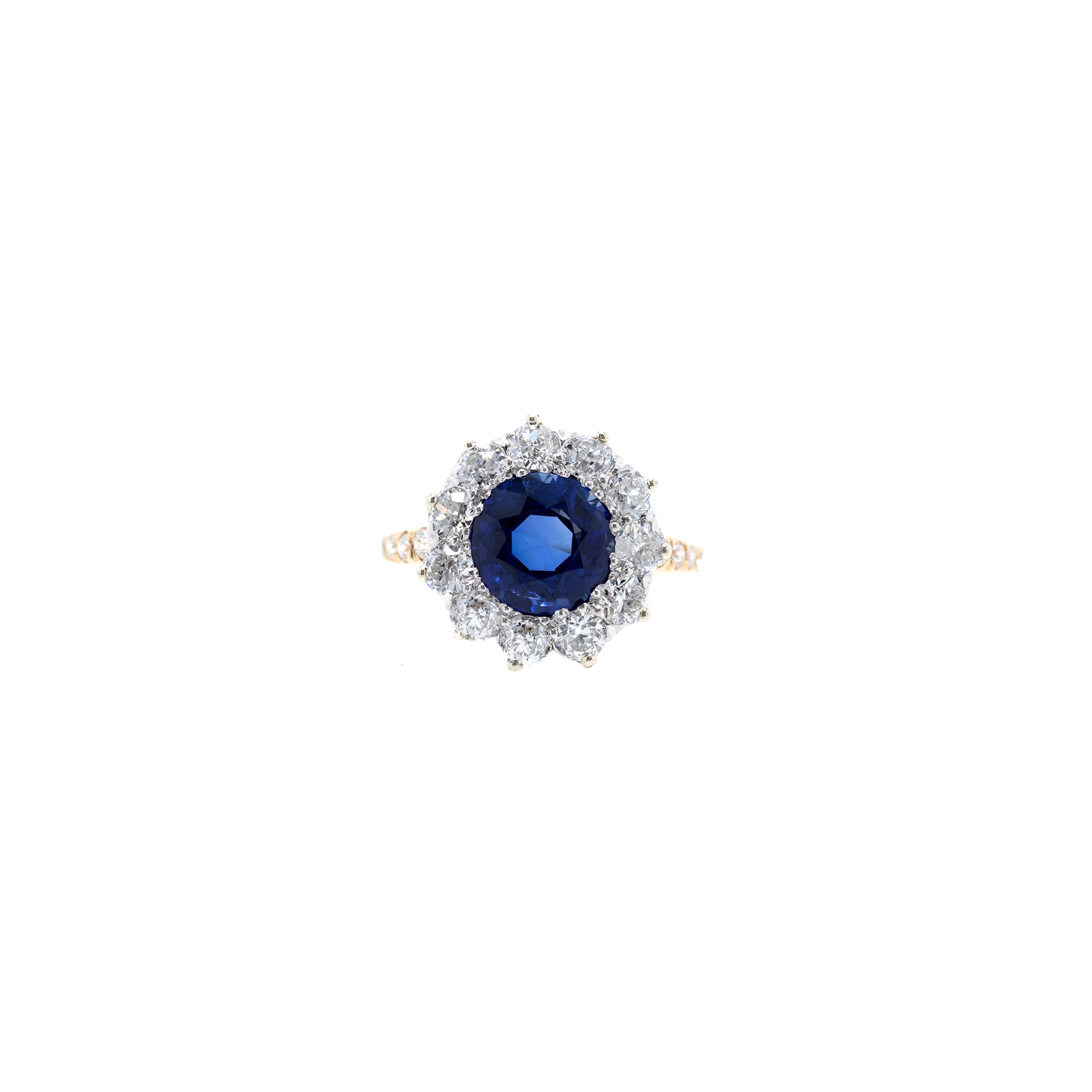 Antique Art Deco Sapphire & Diamond Ring
