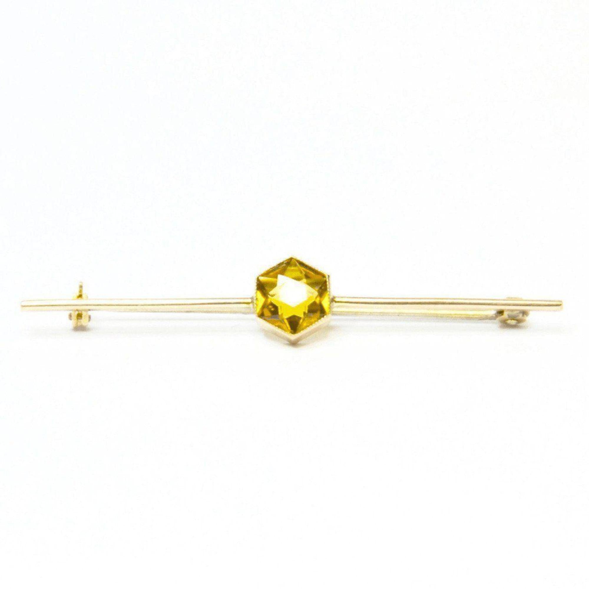 Antique Bar Brooch