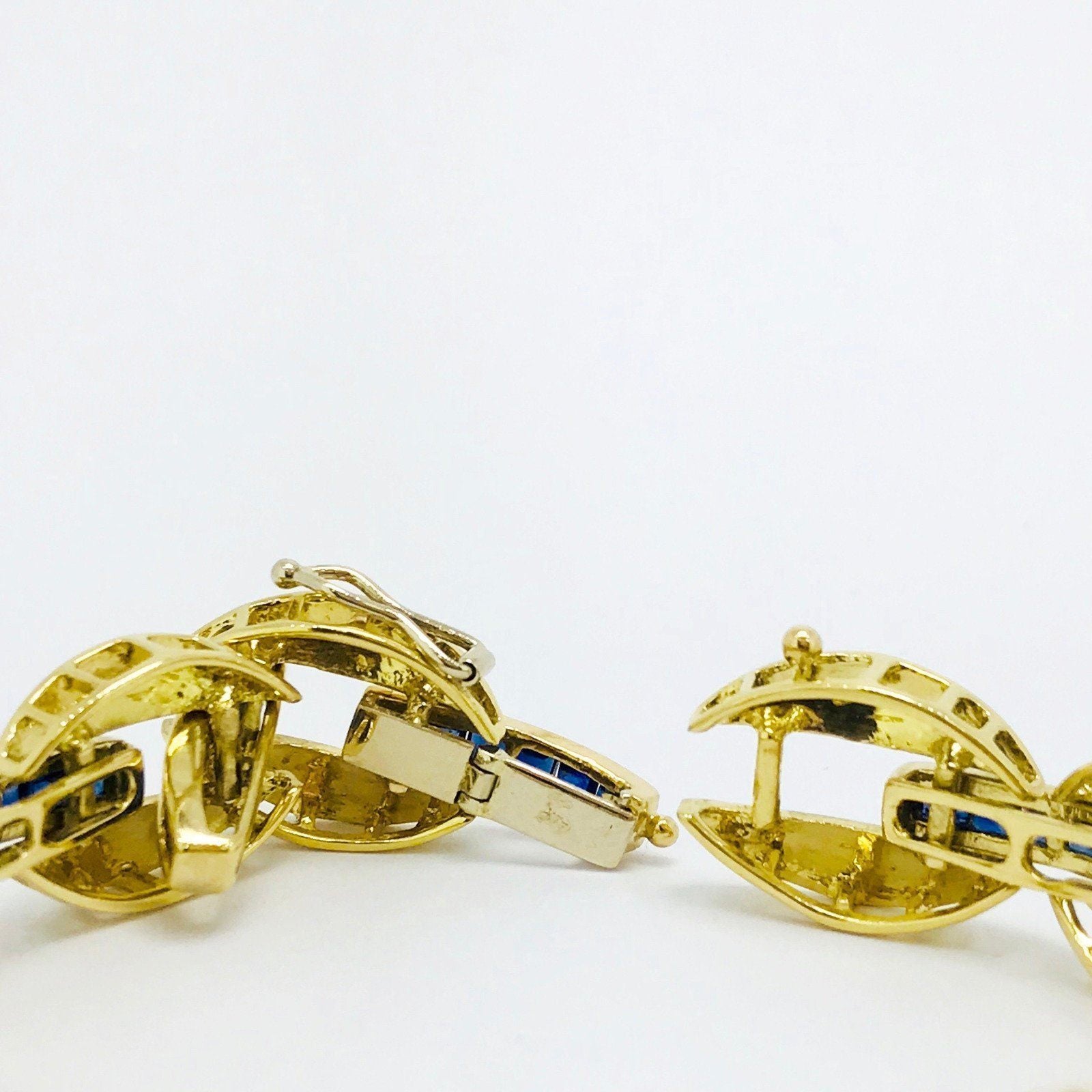 Antique Blue Sapphire Bracelet