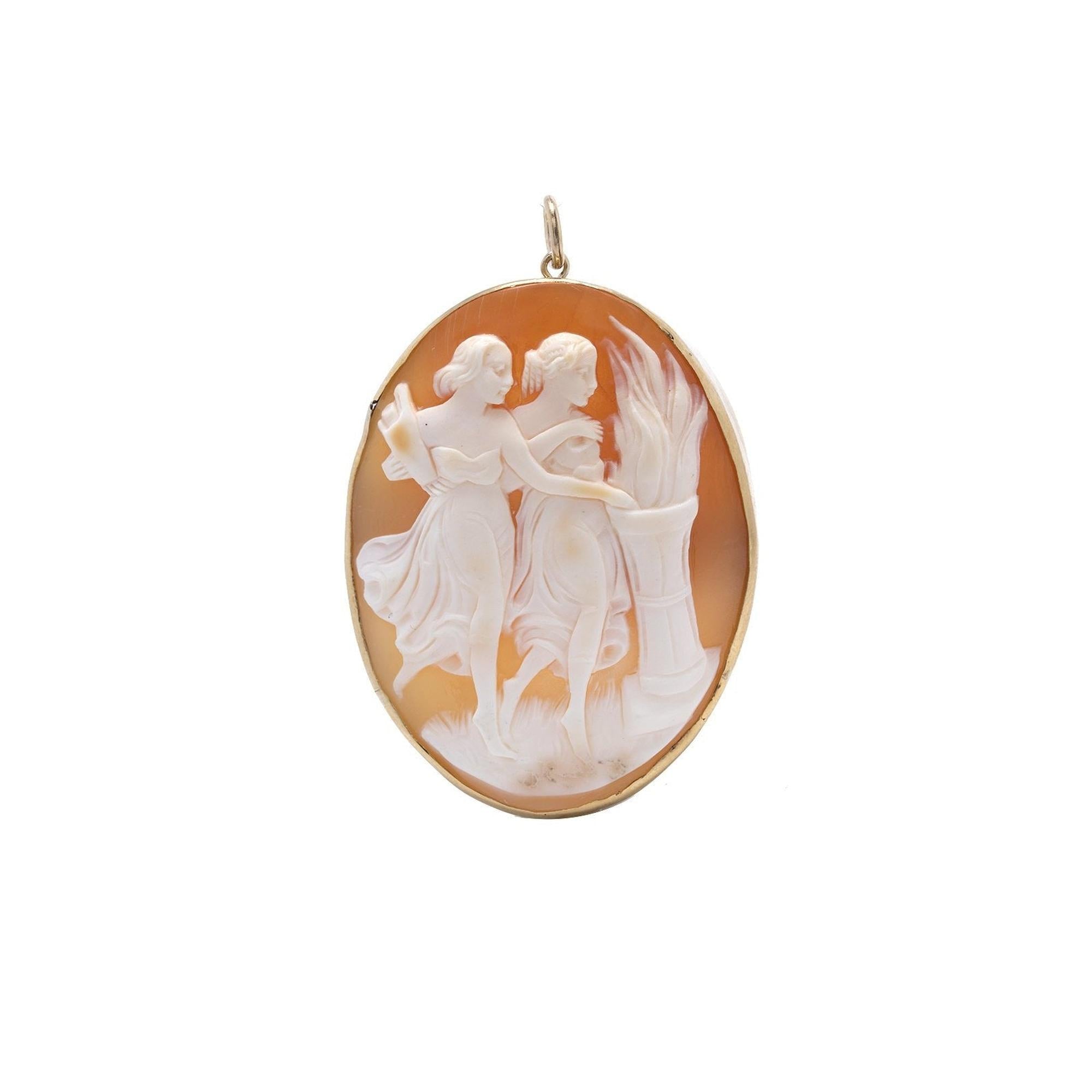 Antique Cameo Brooch/Pendant