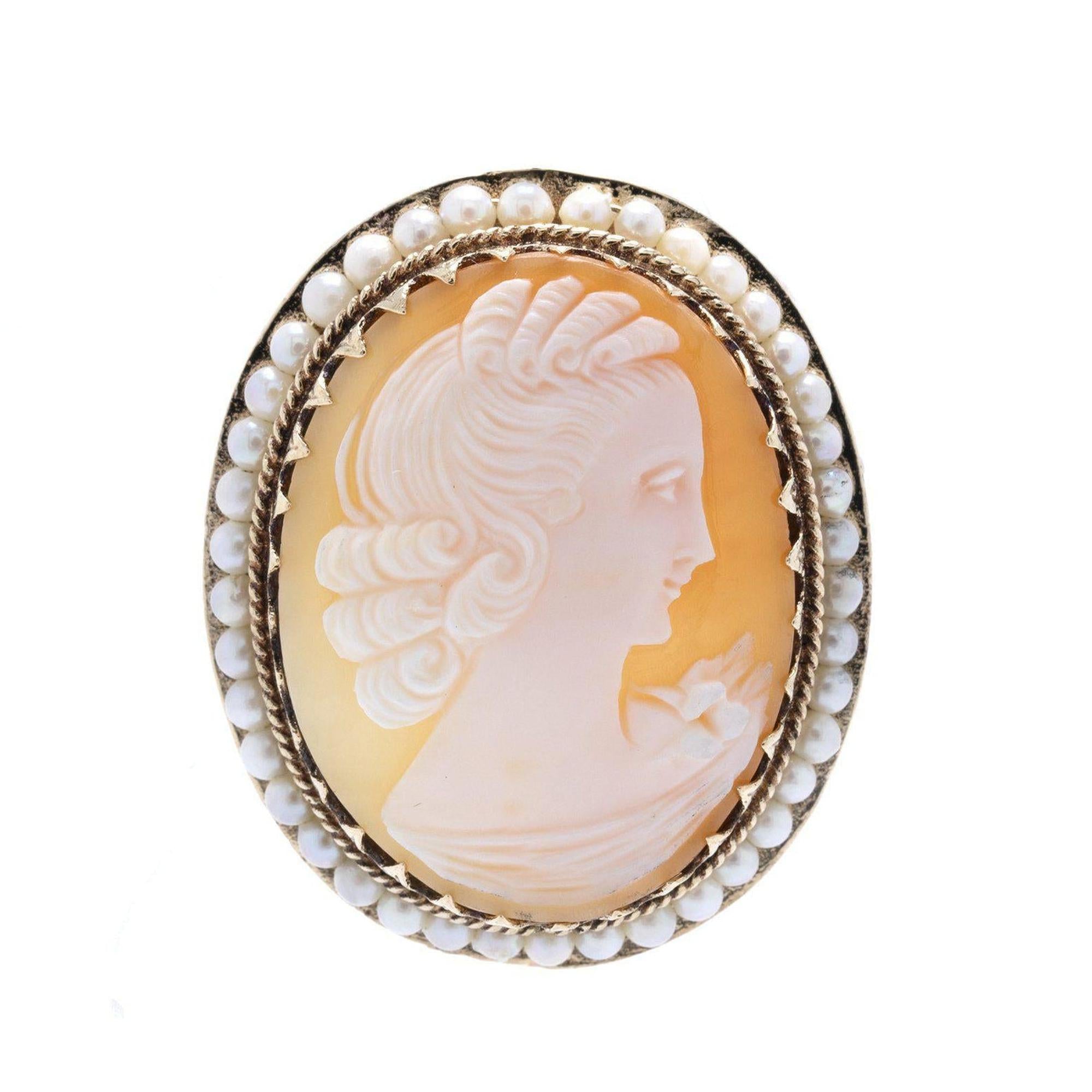 Antique Cameo Brooch/Pendant