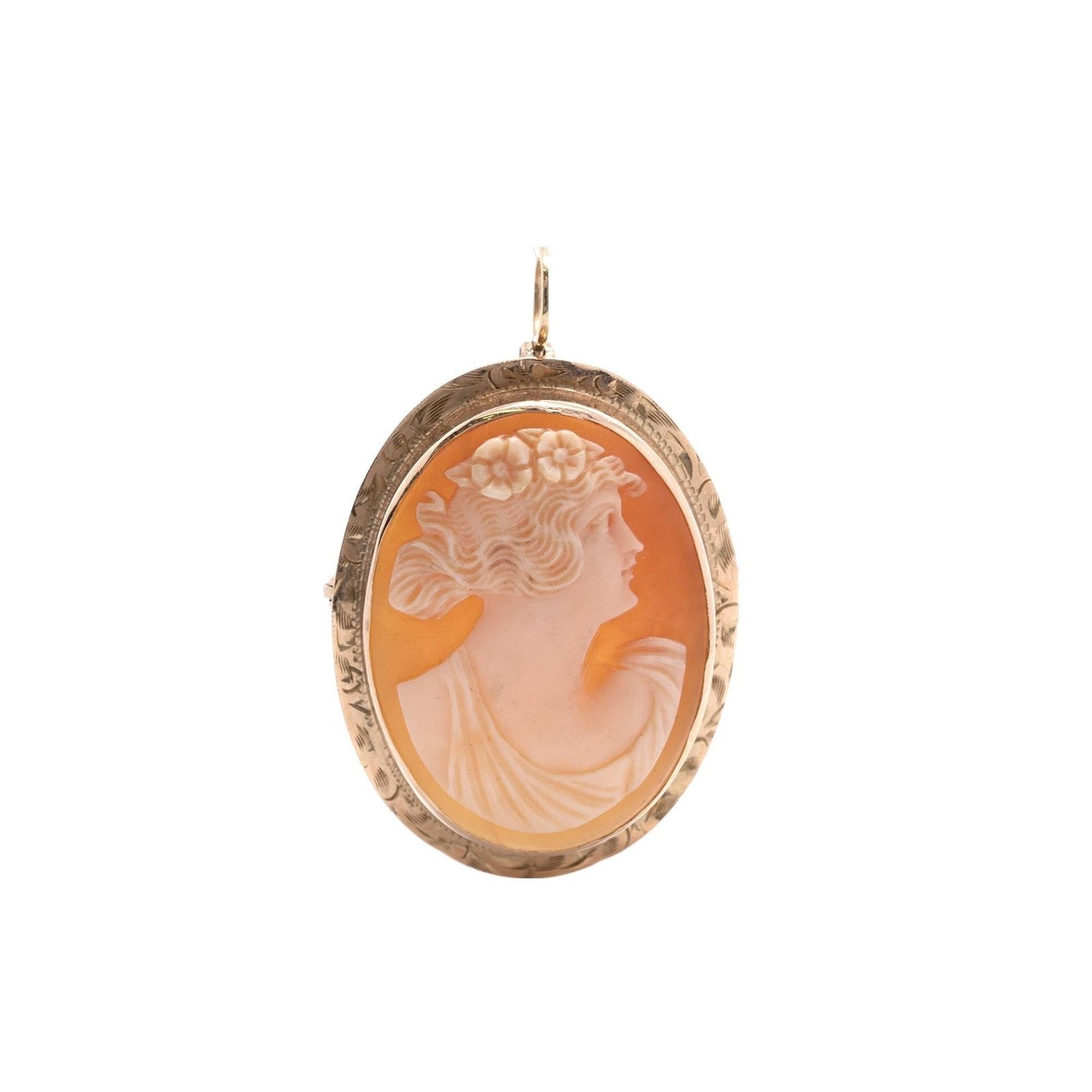 Antique Cameo Brooch/Pendant
