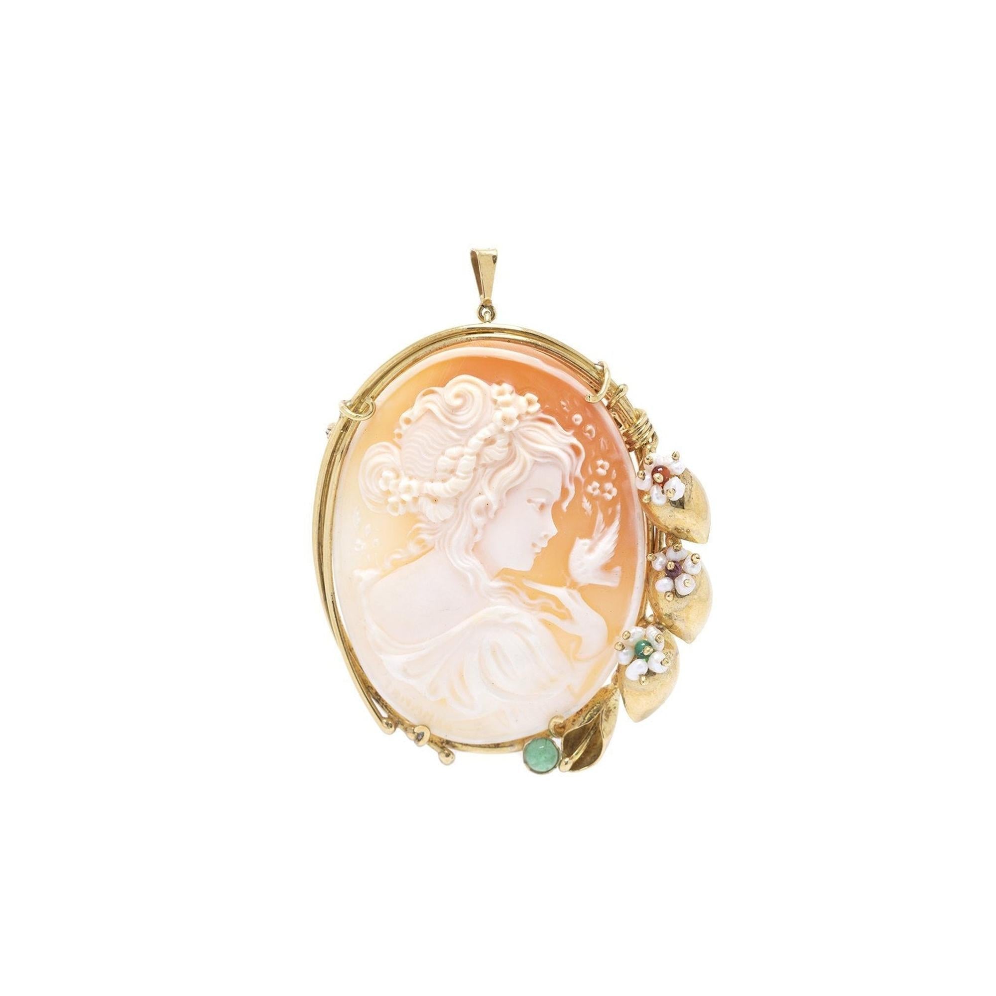 Antique Cameo Brooch/Pendant