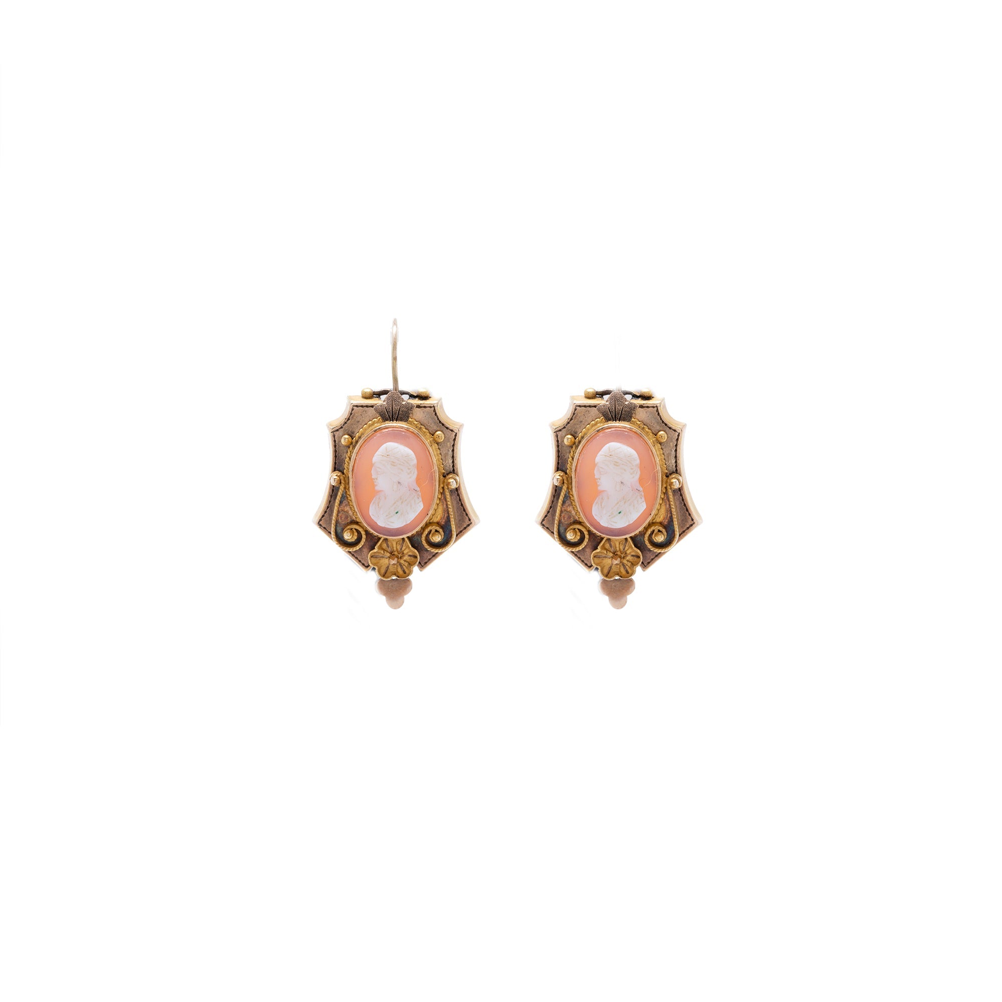 Antique Cameo Earrings