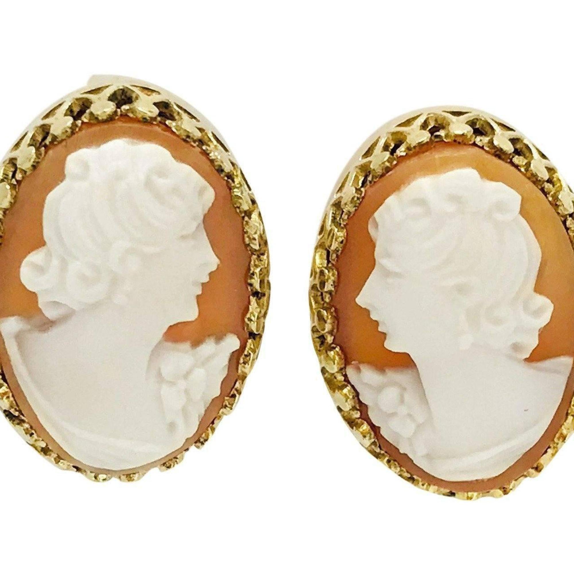 Antique Cameo Earrings