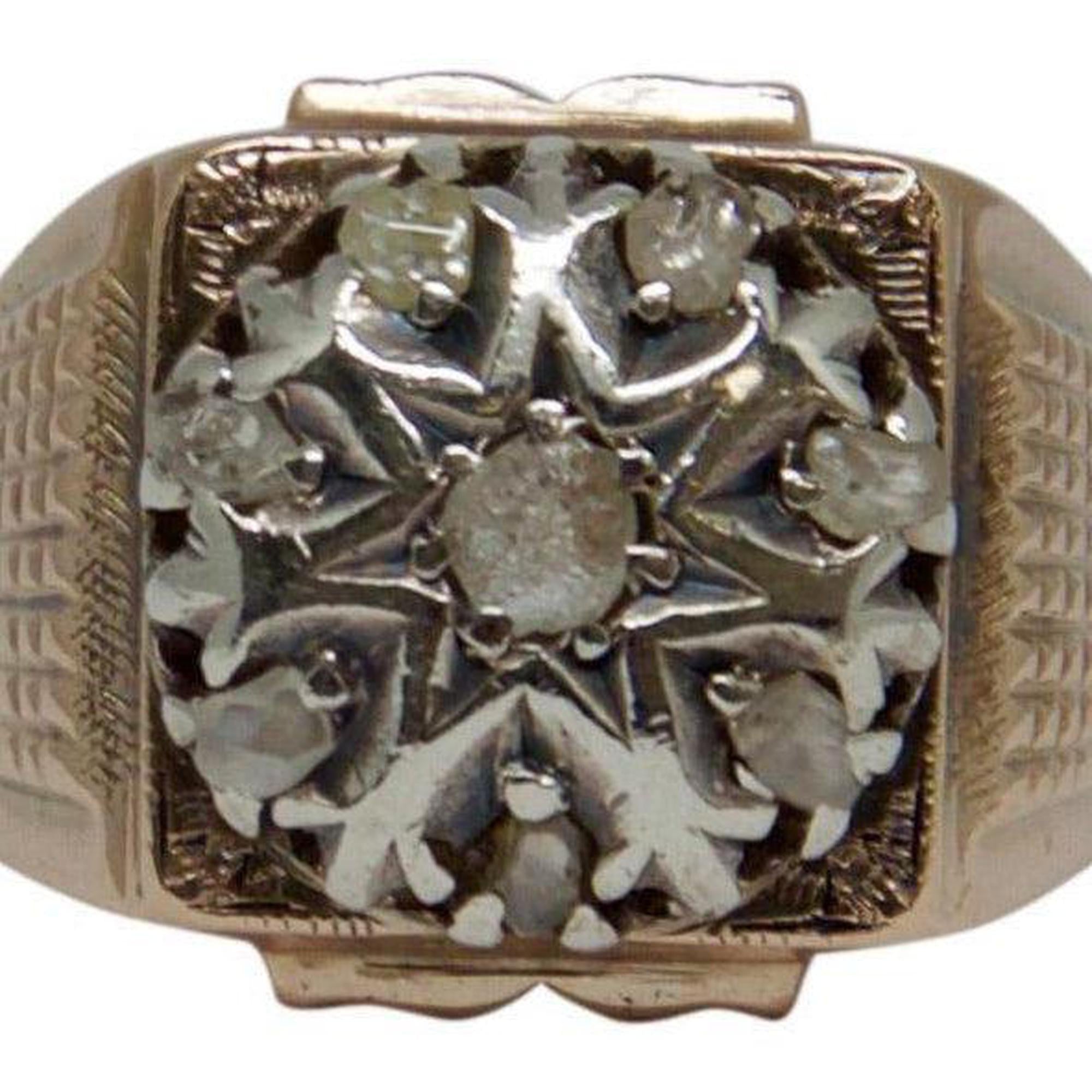 Antique Cluster Diamond Ring