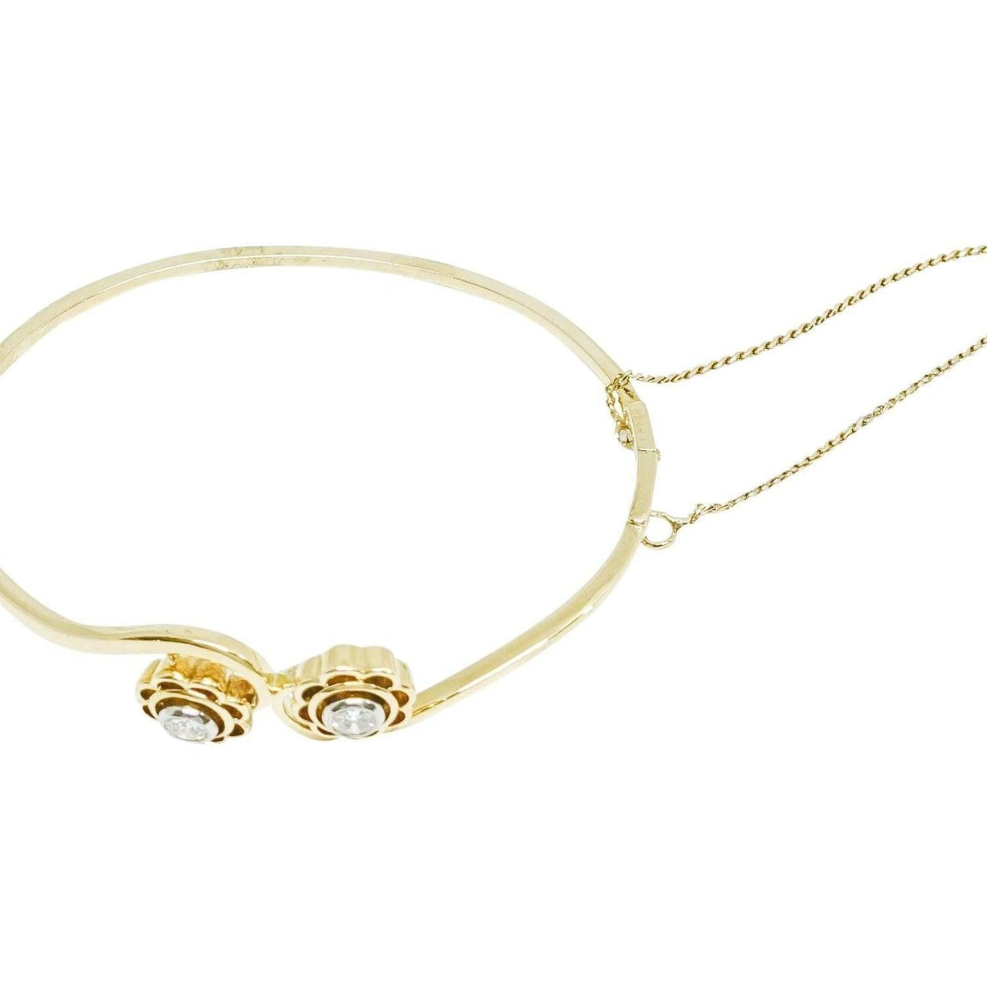 Antique Diamond Bangle Bracelet