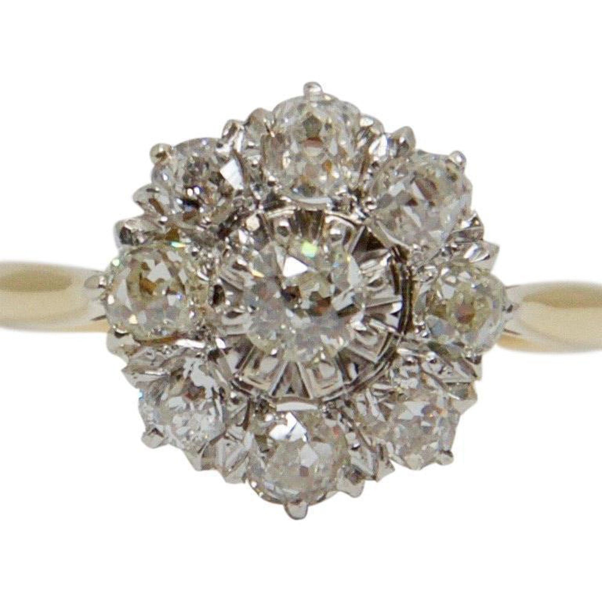 Antique Diamond Cluster Ring
