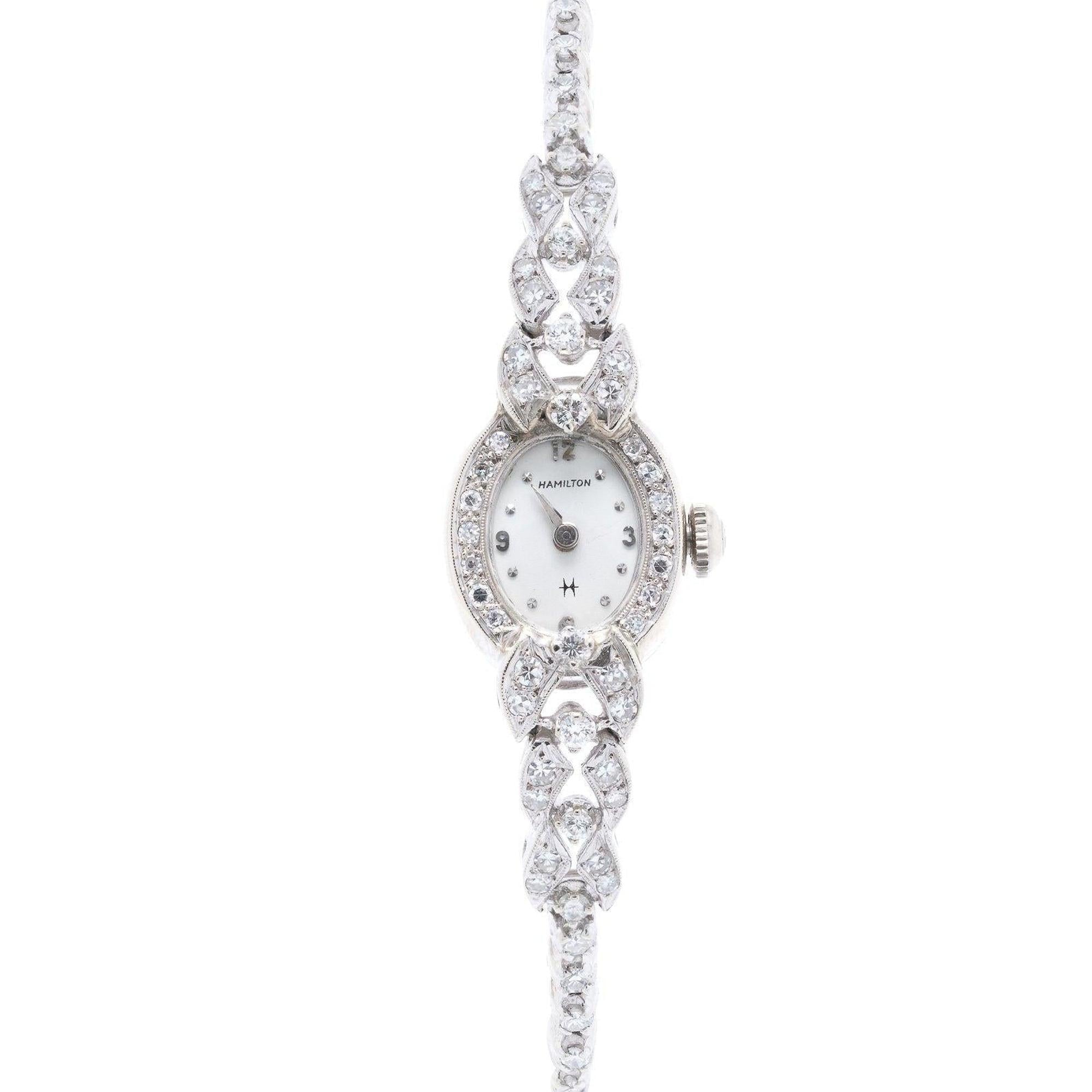 Antique Diamond Hamilton Watch