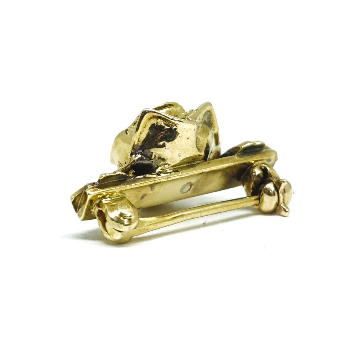 Antique Diamond Rose Brooch