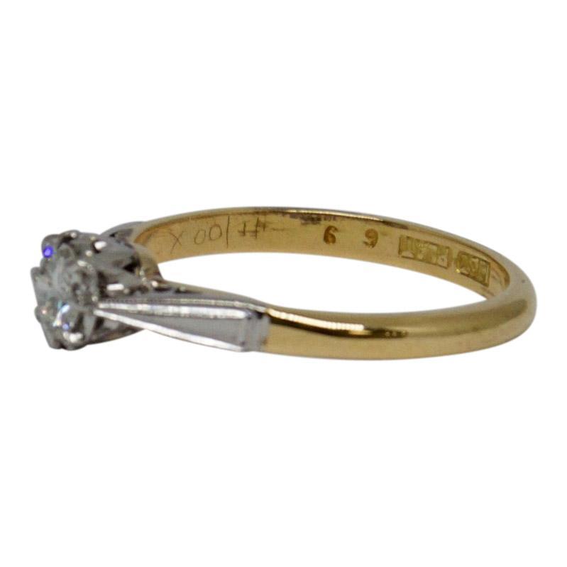 Antique Diamond Solitaire Ring