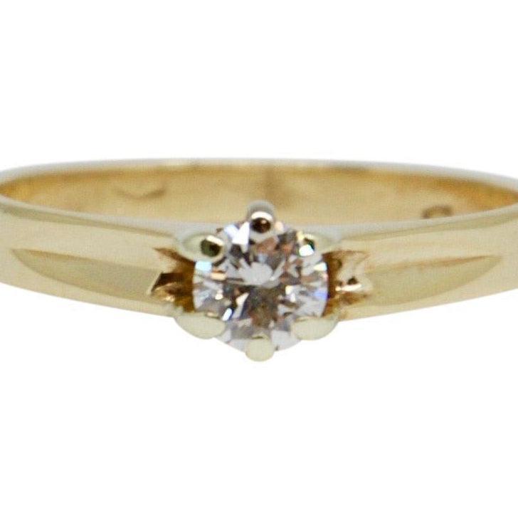 Antique Diamond Solitaire Ring