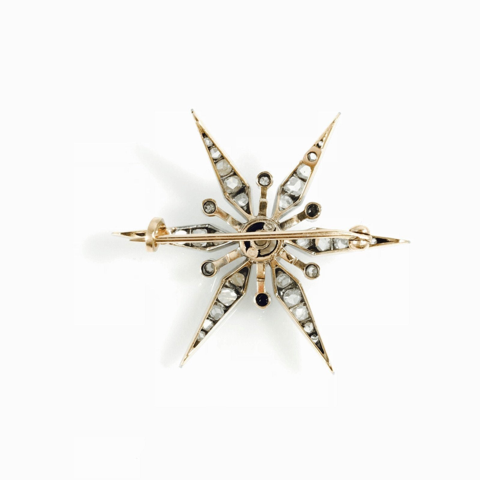 Antique Diamond Star Brooch