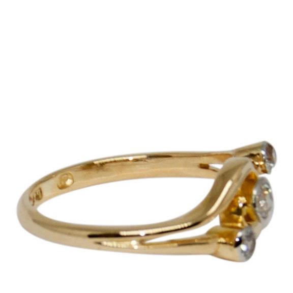 Antique Diamond Trio Ring