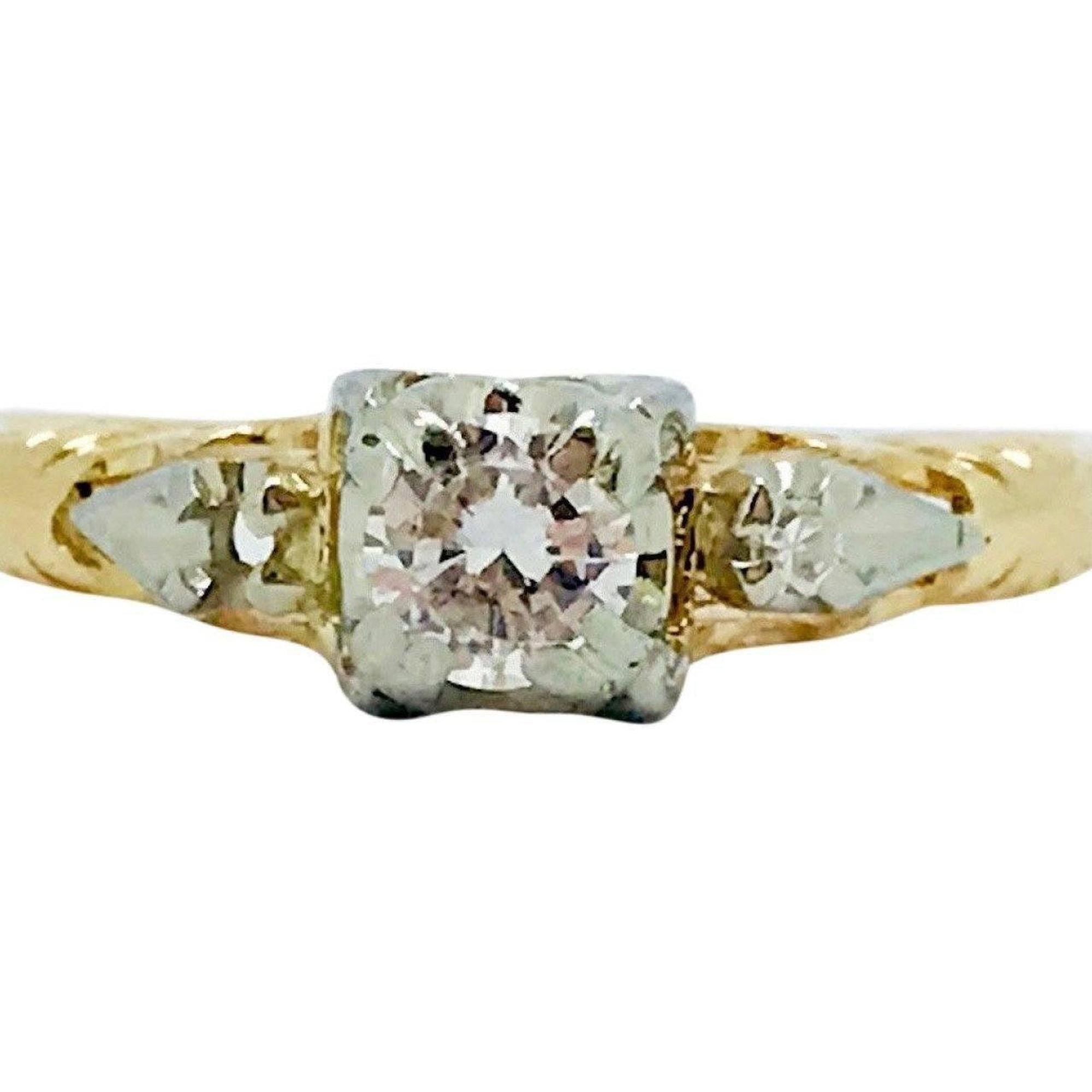 Antique Diamond Trio Ring