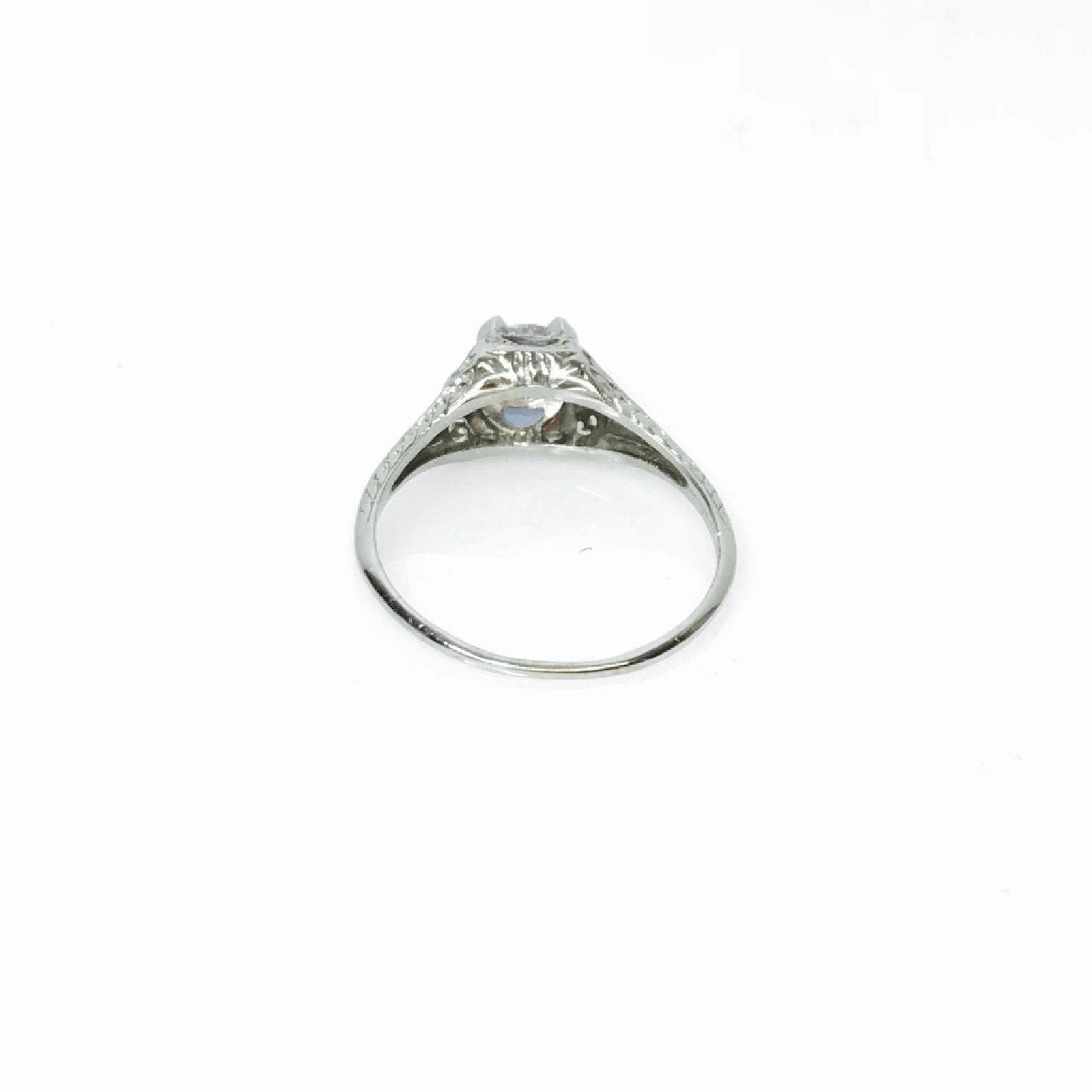 Antique Diamond and Sapphire Ring