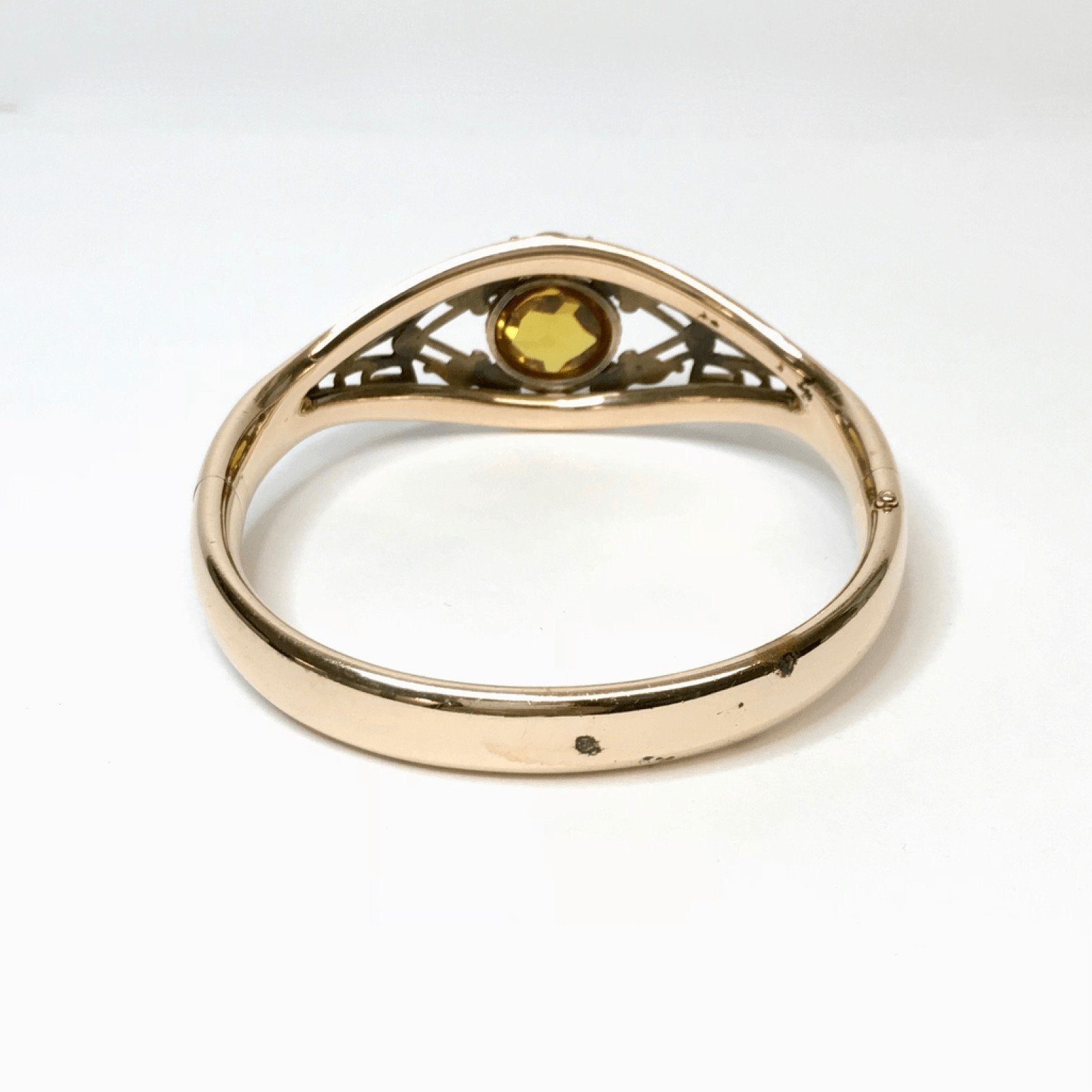 Antique Filigree Design Bangle Bracelet
