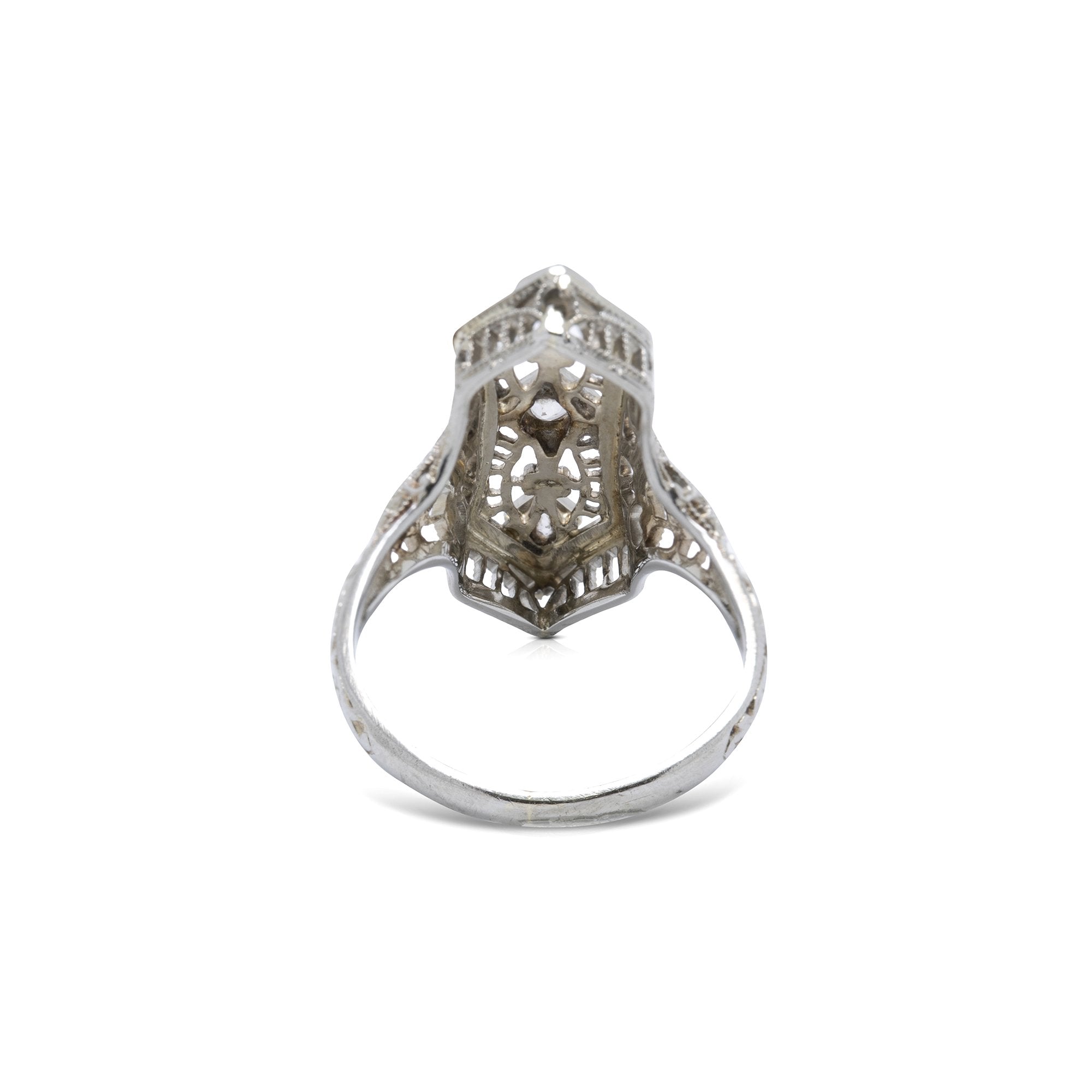 Antique Filigree Diamond Ring