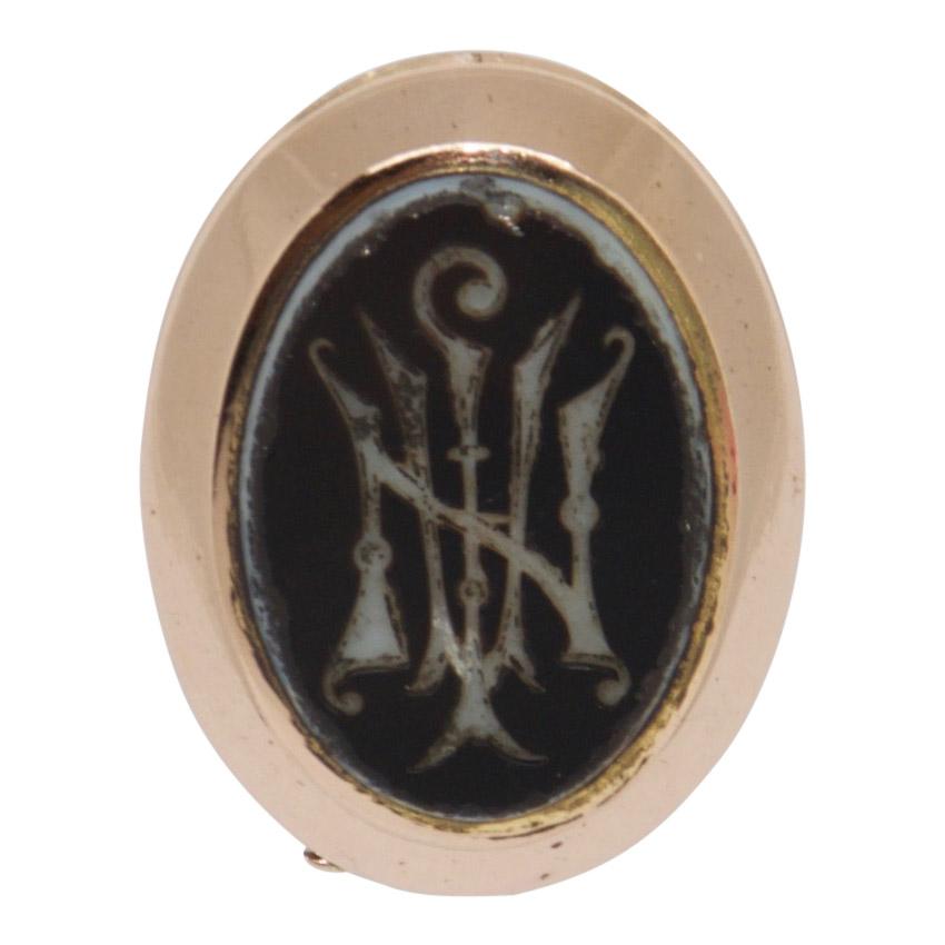 Antique Onyx Locket