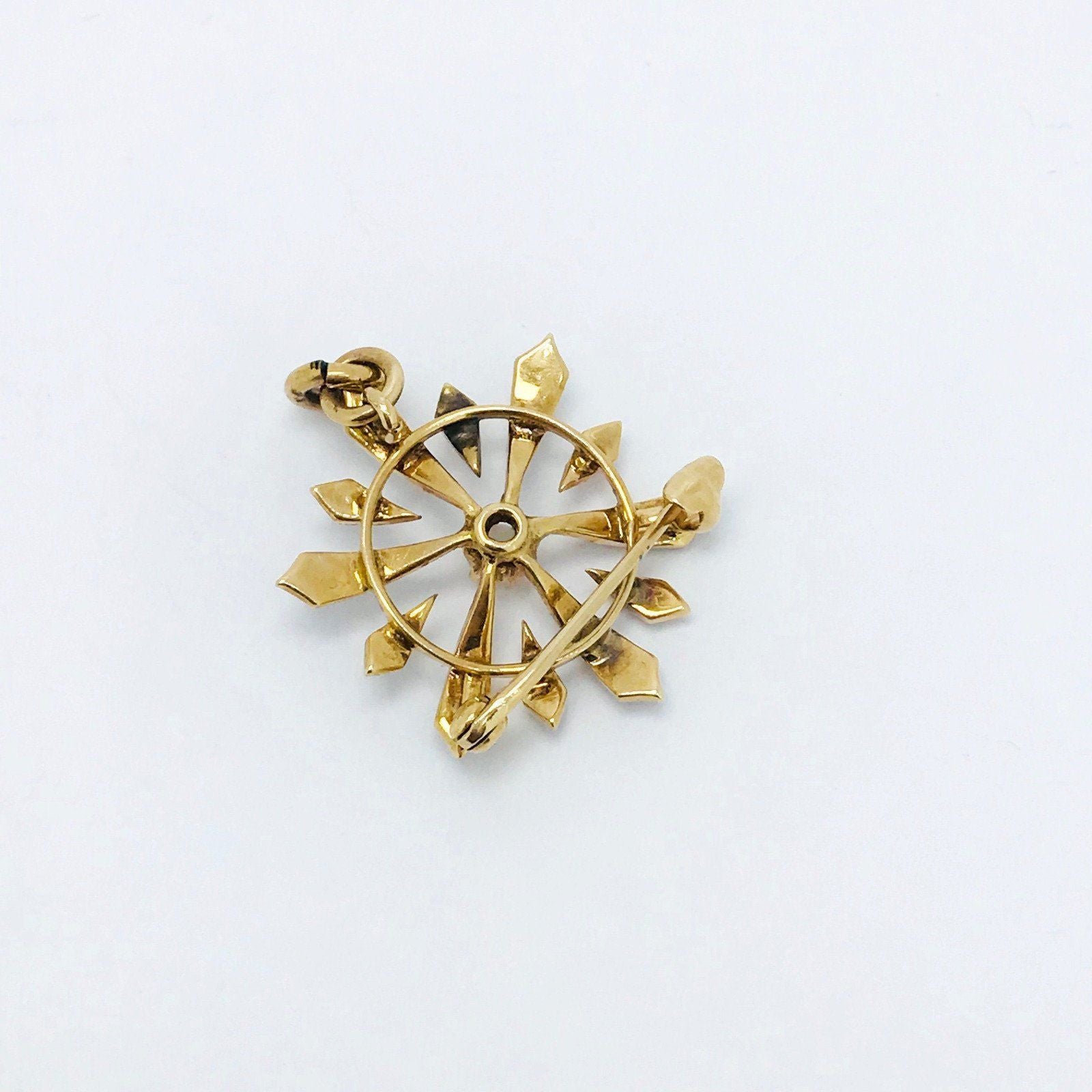 Antique Opal and Seed Pearl Pendant/Brooch