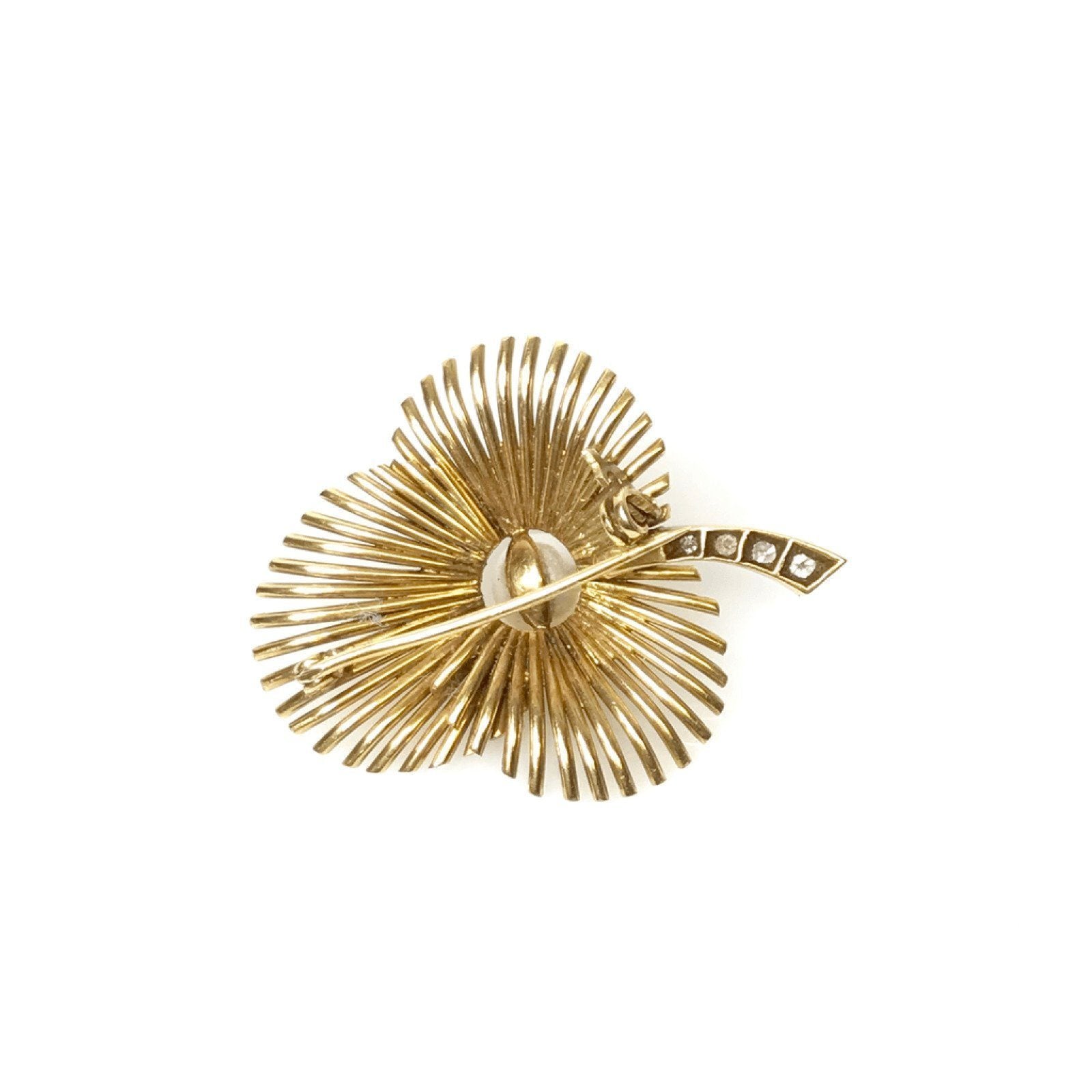 Antique Pearl and DIamond Brooch