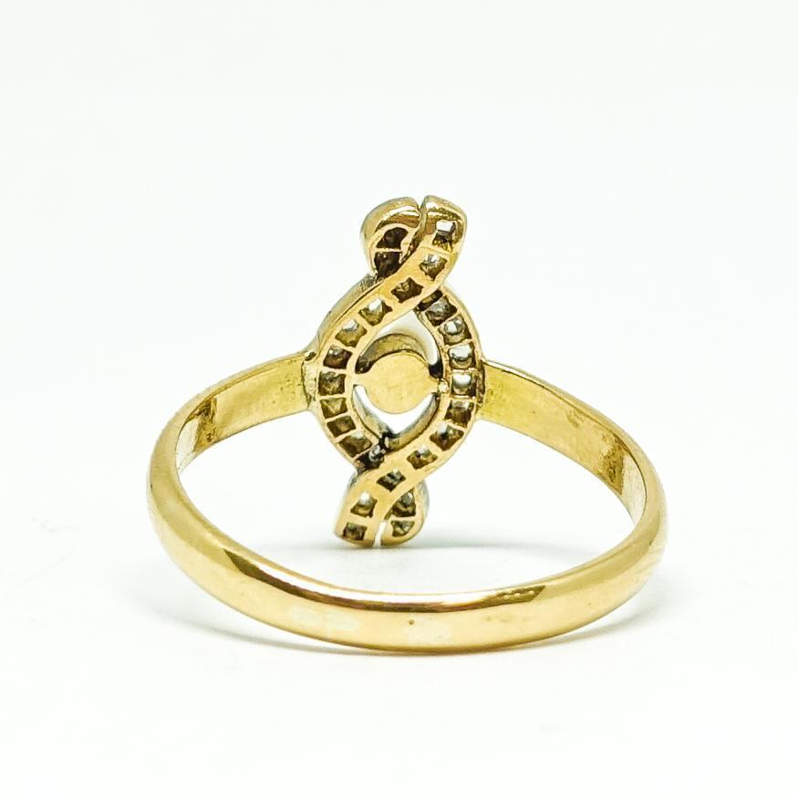 Antique Pearl and Diamond Ring