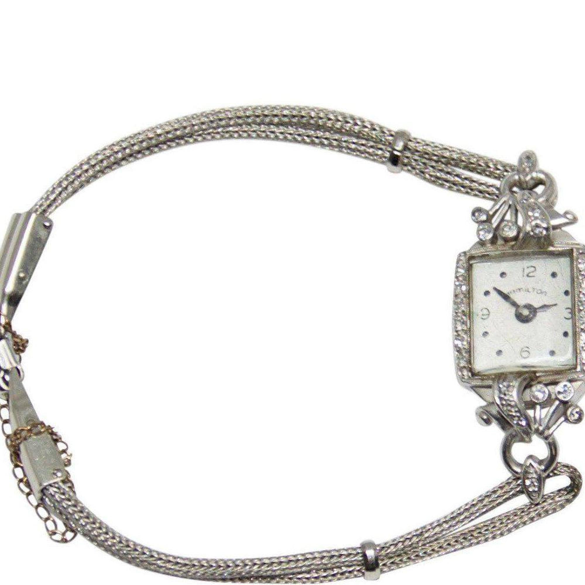 Antique Platinum Hamilton Watch