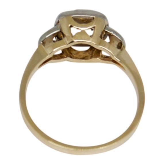 Antique Rose Cut Diamond Solitaire Ring