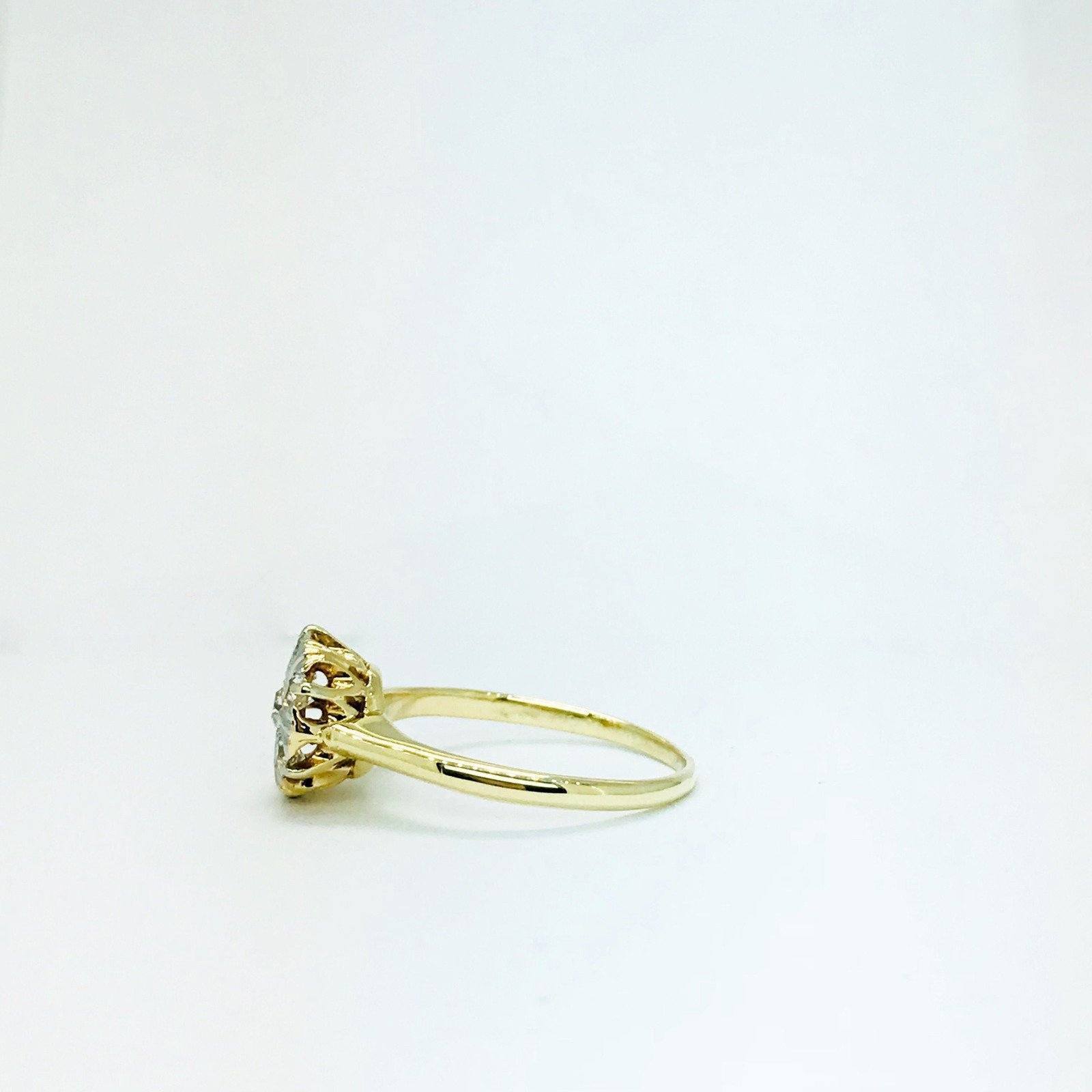 Antique Round Cluster Ring