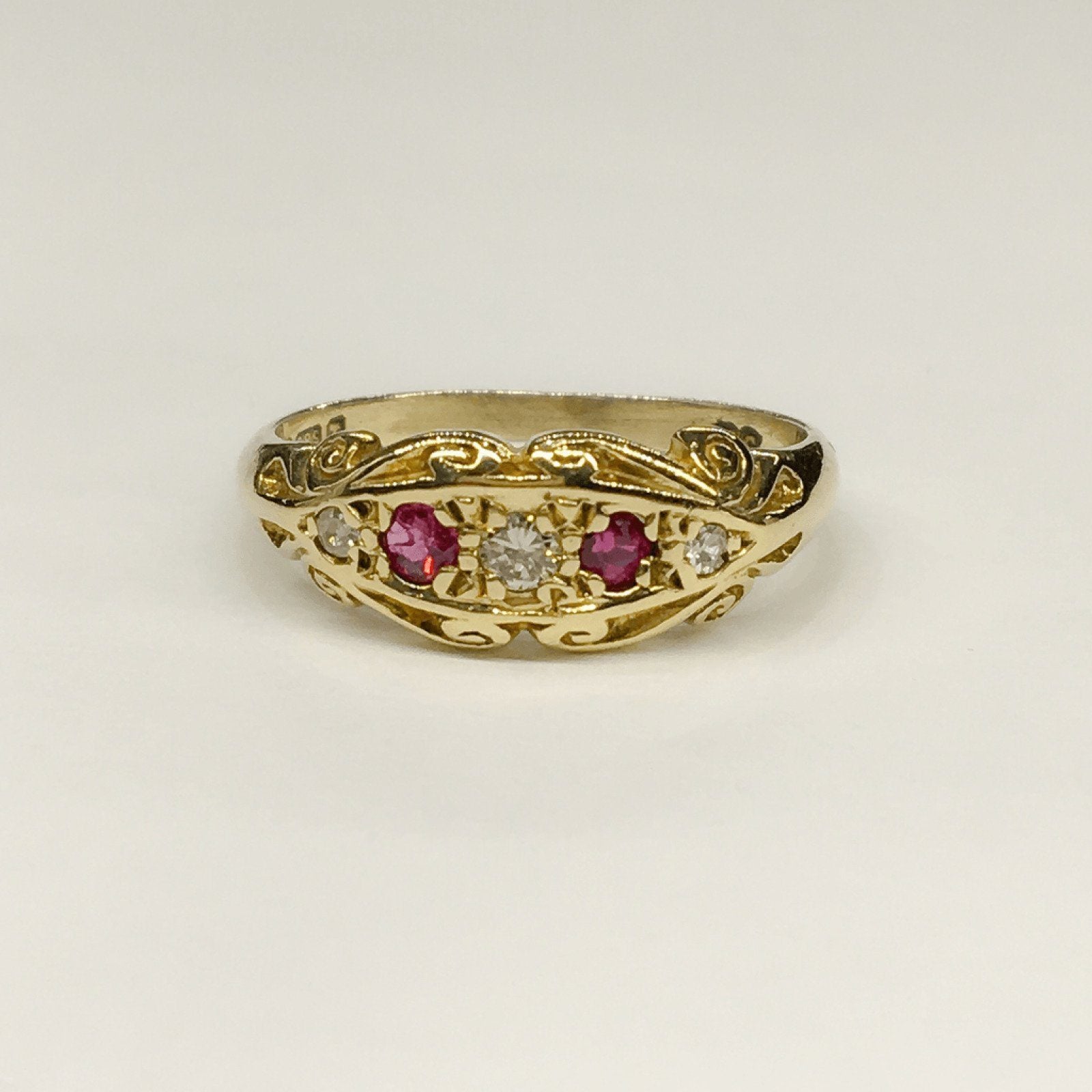 Antique Ruby and Diamond Ring