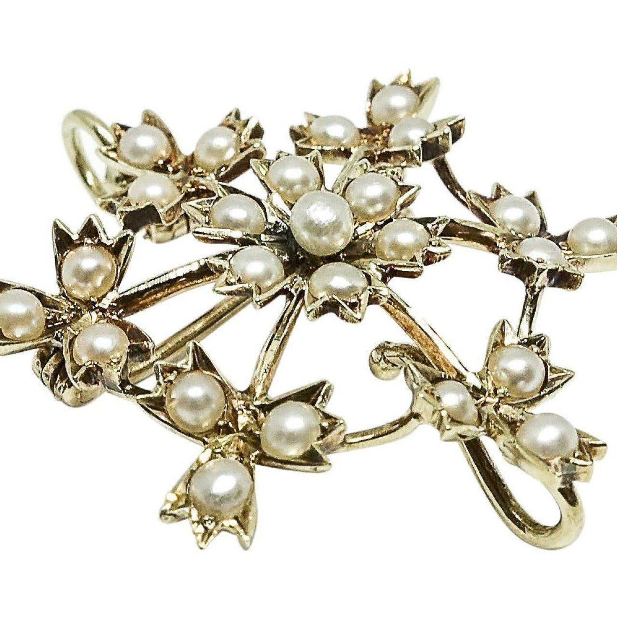 Antique Seed Pearl Brooch/Pendant