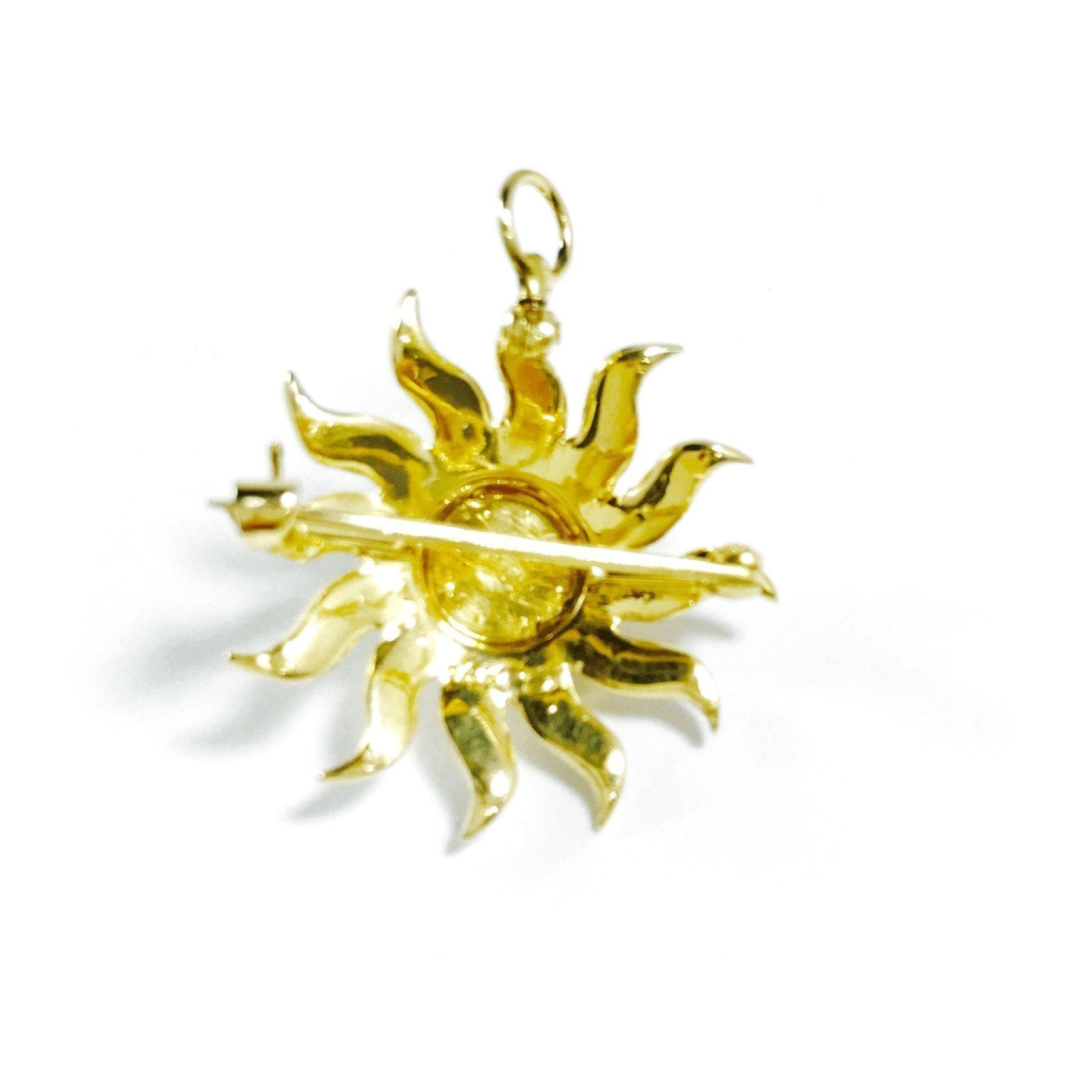 Antique Seed Pearl Start Burst Pendant/Brooch