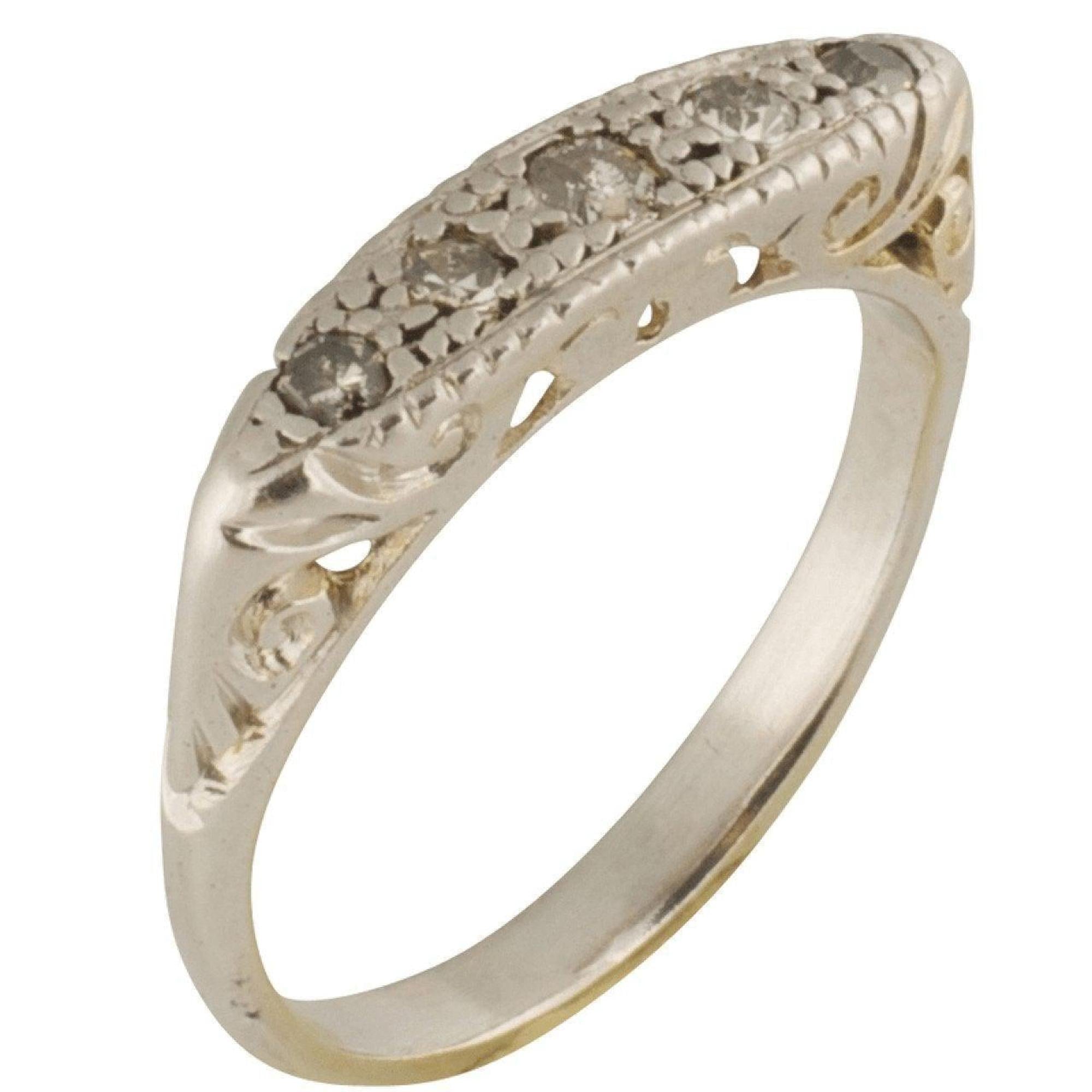 Antique Single Row Diamond Ring