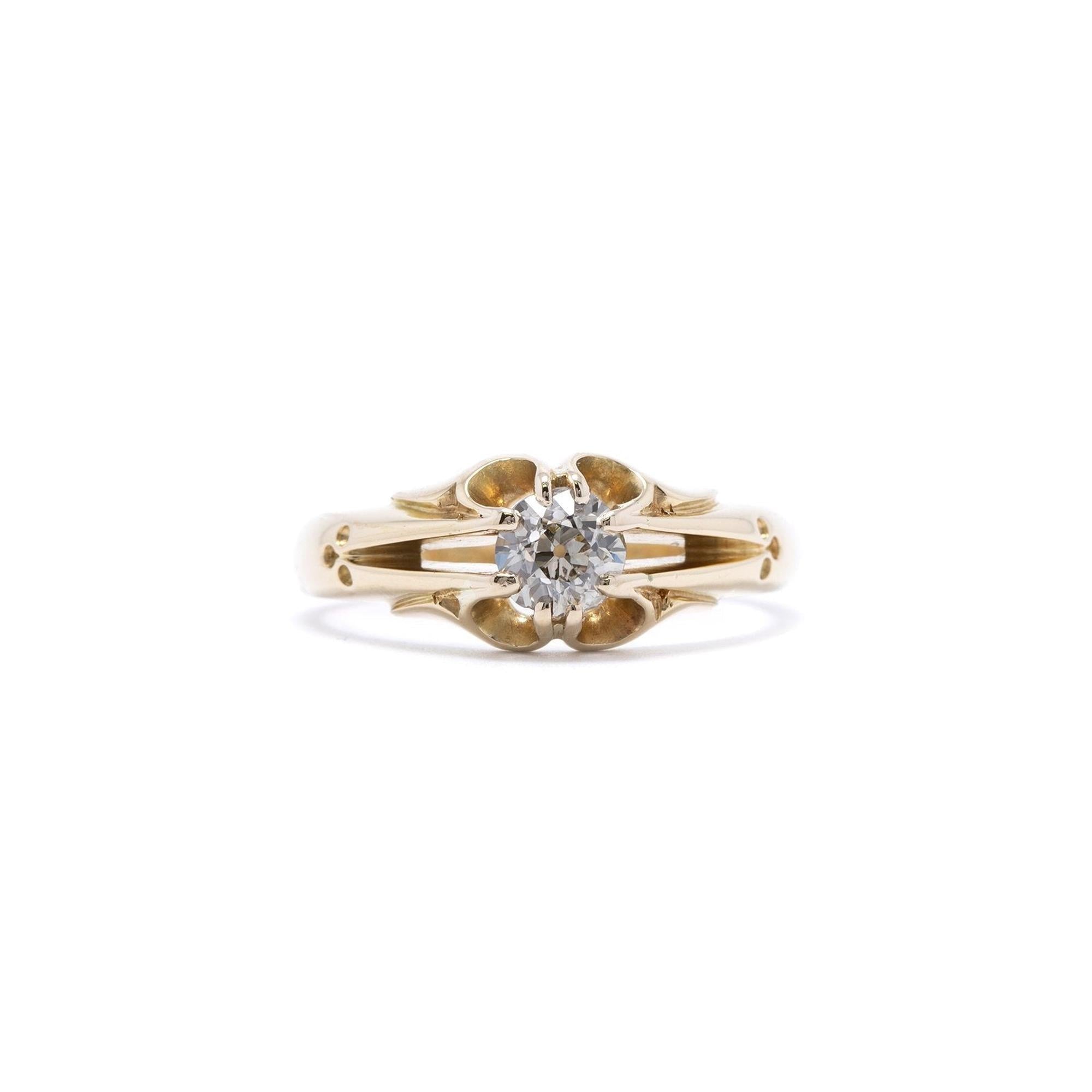 Antique Solitaire Diamond Ring