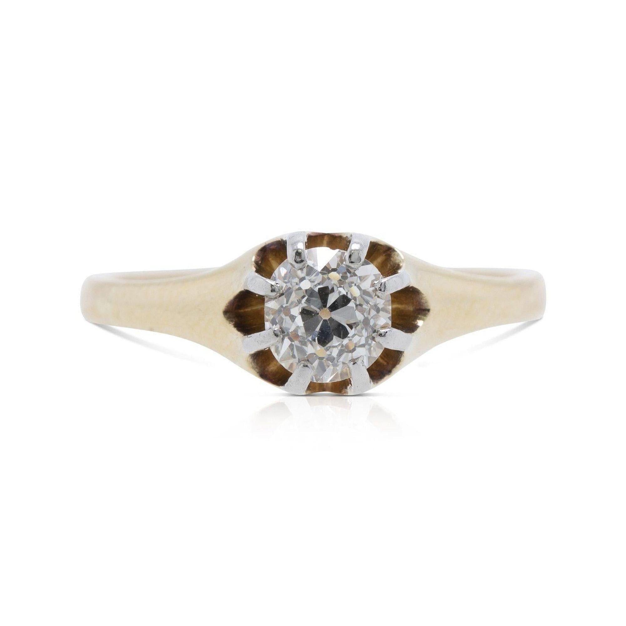 Antique Solitaire Diamond Ring