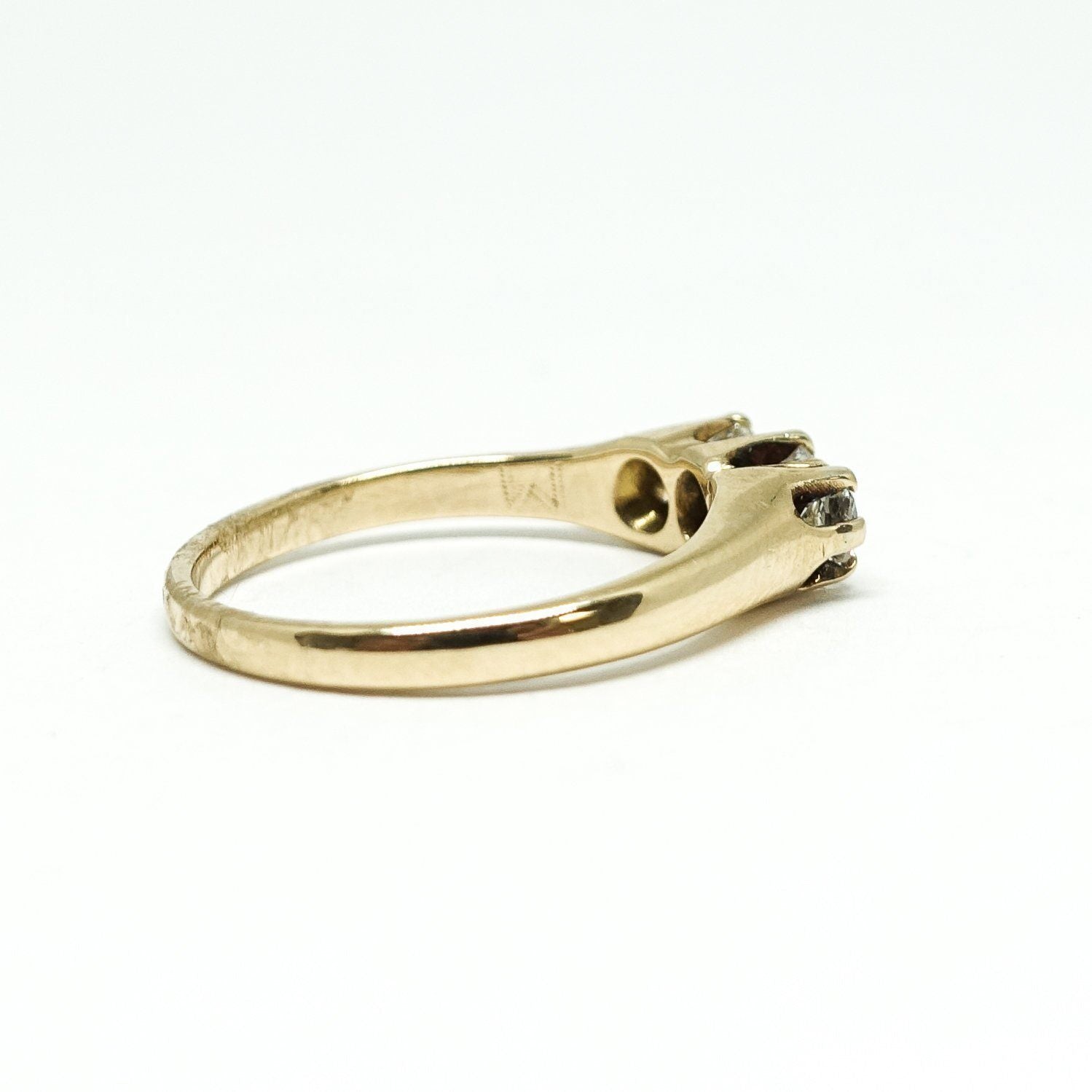 Antique Three Stone Diamond Ring